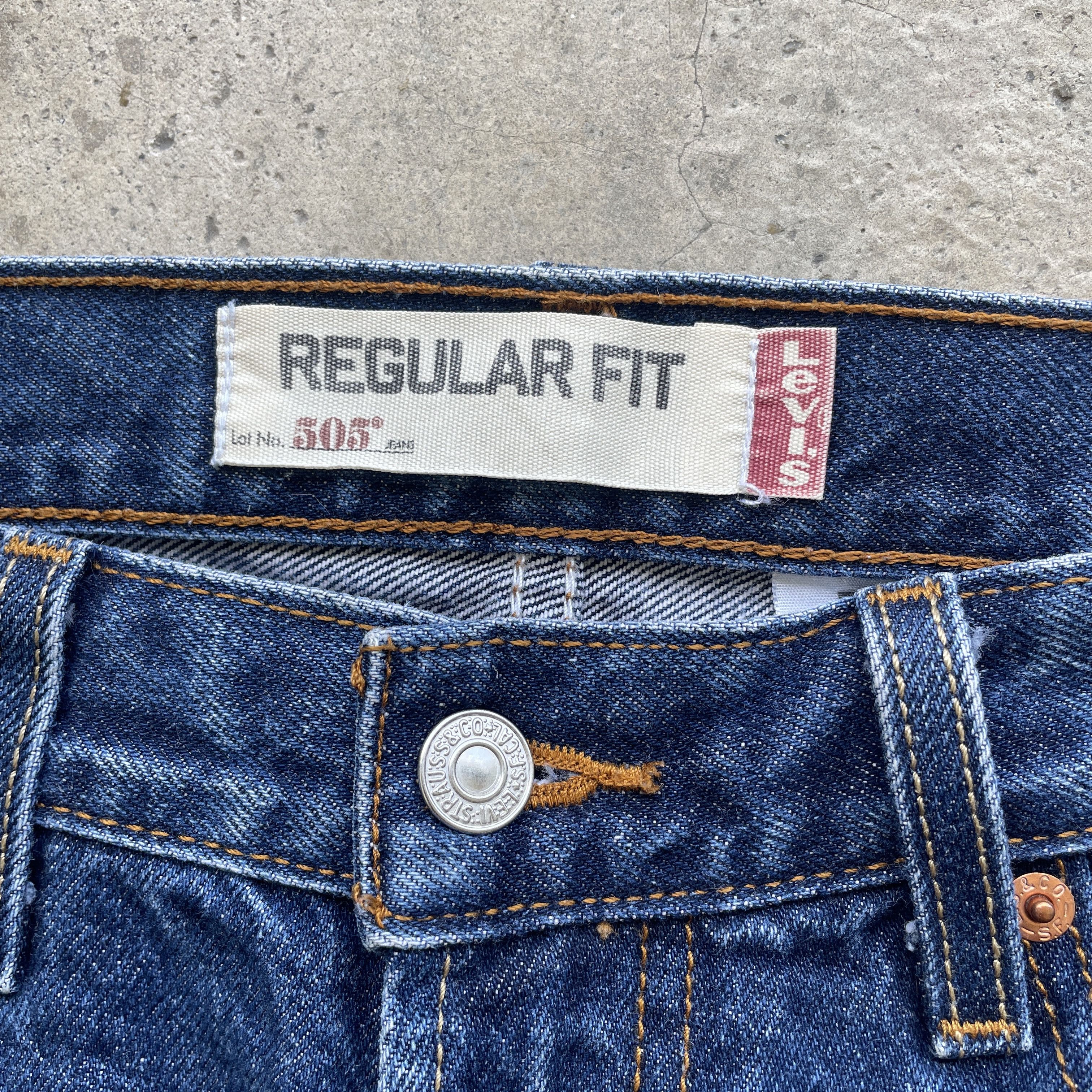 Levi's VINTAGE LEVI’S 505 JEANS PANTS DENIM THARSHED W32x29 Size US 32 / EU 48 - 6 Thumbnail