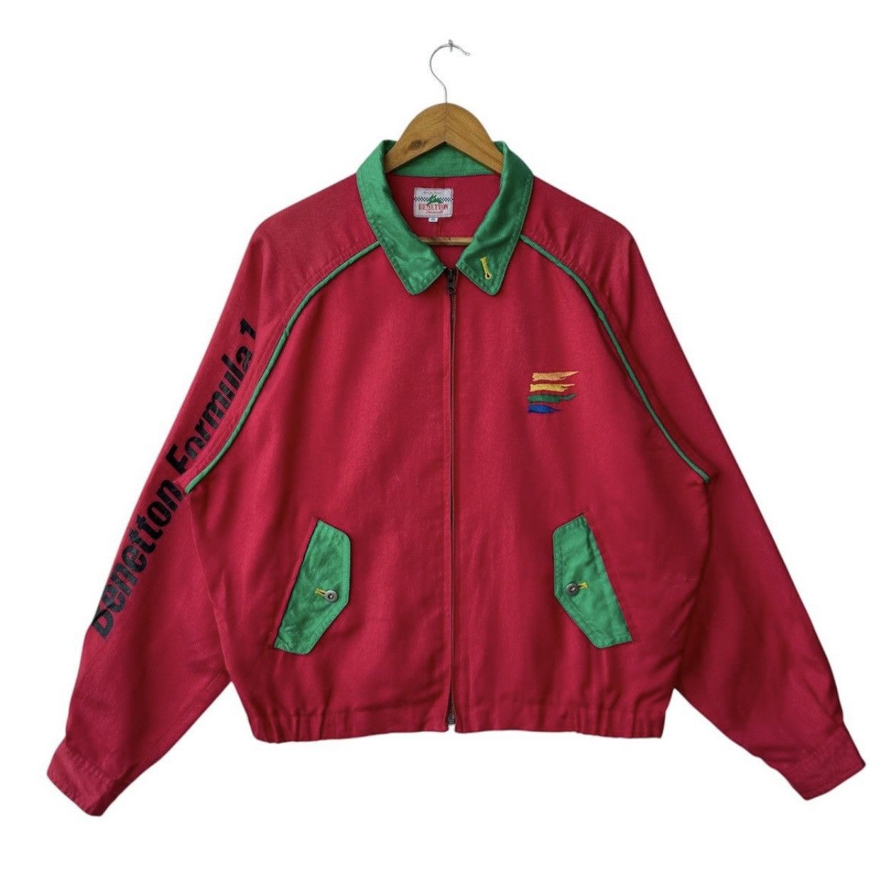 Benetton Vintage 90s Benetton Formula 1 F1 Racing Jacket Size US M / EU 48-50 / 2 - 2 Thumbnail