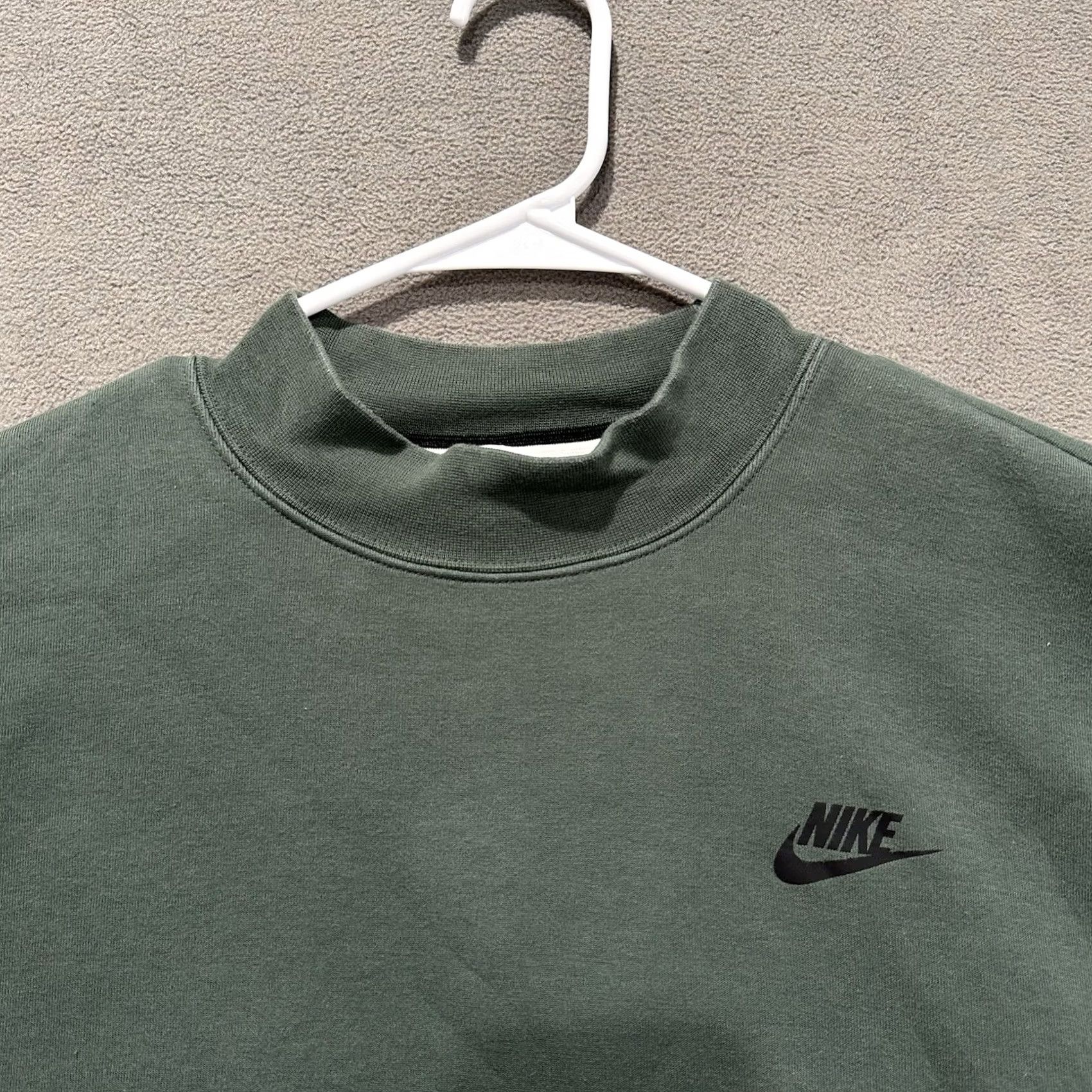 Nike Nike Sportswear Tech Fleece Sweatshirt Womens XL Green Oversized Crew FV8041-338 Size XL / US 12-14 / IT 48-50 - 3 Thumbnail