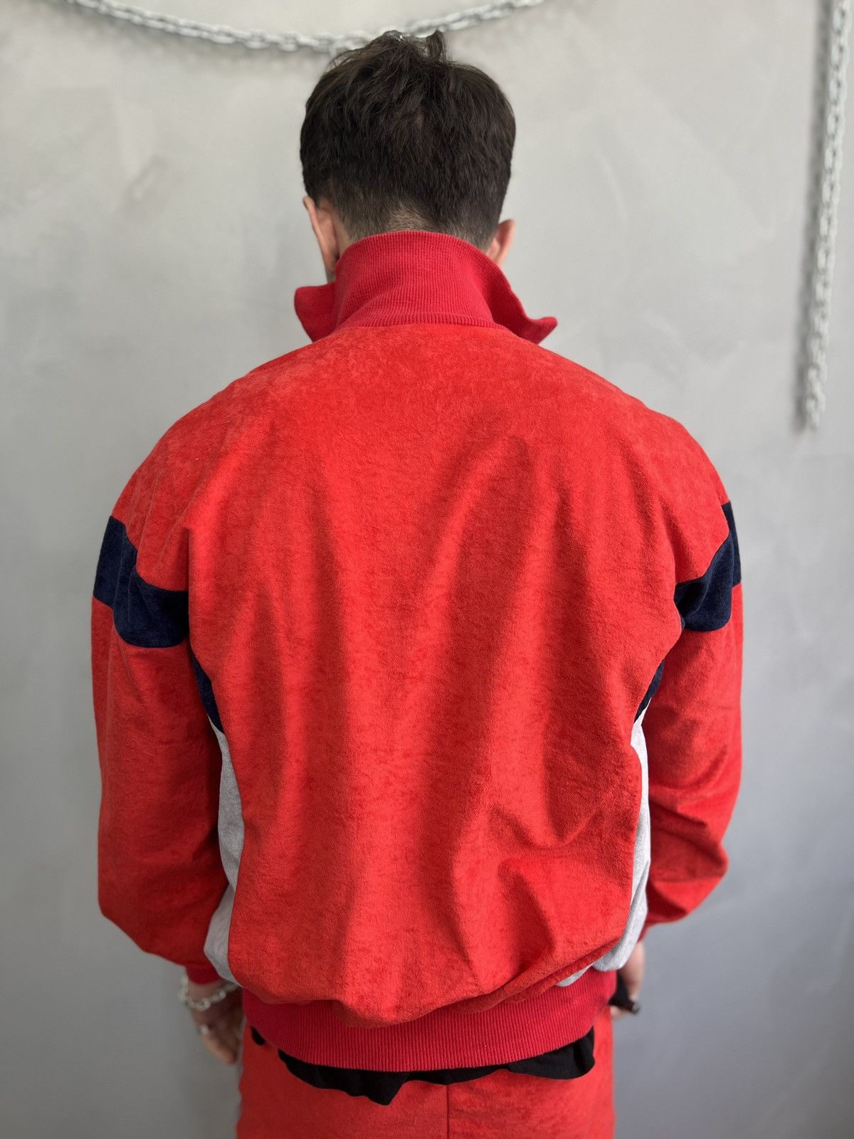 Adidas × Vintage Vintage France Adidas retro trackSUIT velour Jacket+pants Size US M / EU 48-50 / 2 - 7 Thumbnail