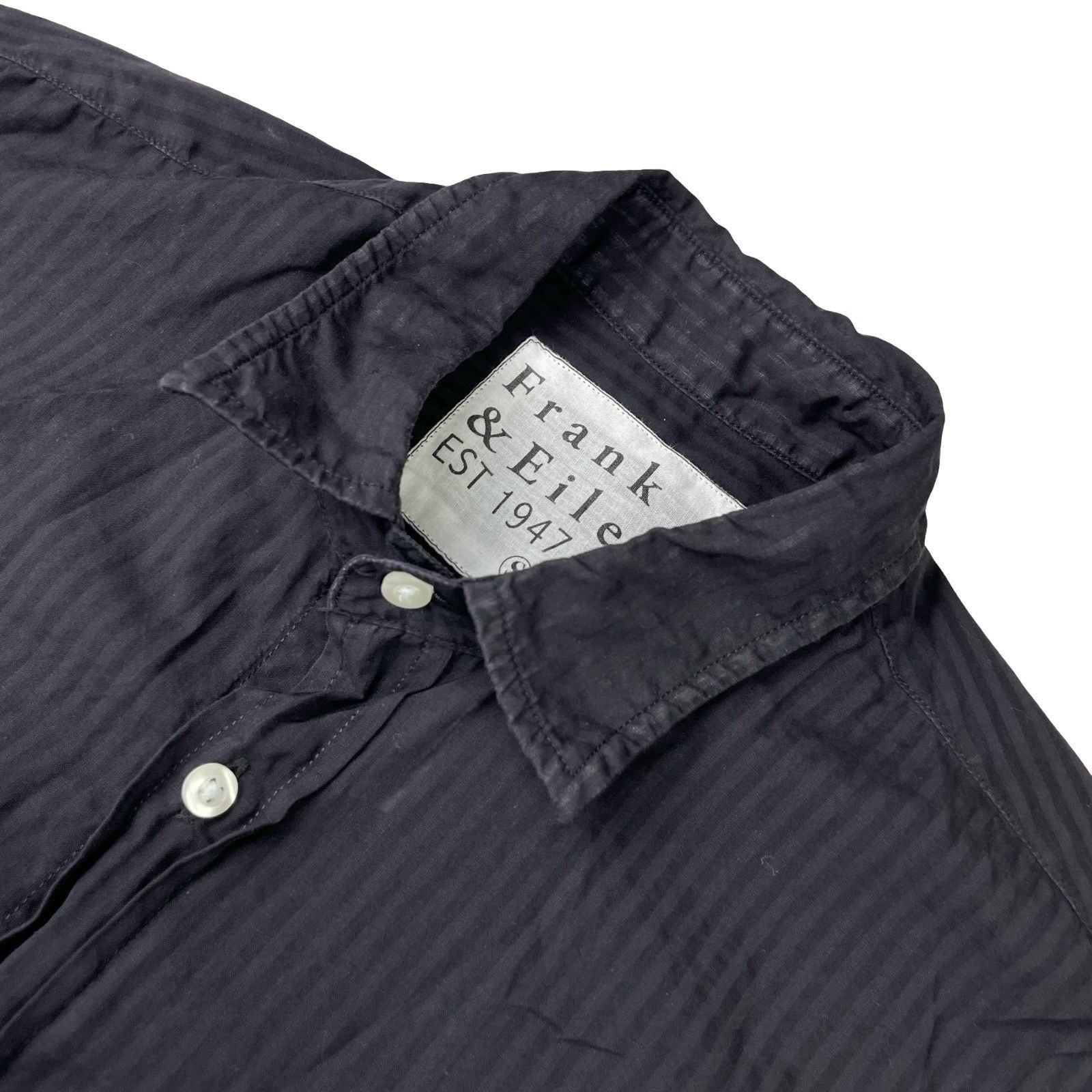 Frank & Eileen Frank & Eileen Men's Paul 100% Cotton L/S Button Shirt Black Size US S / EU 44-46 / 1 - 1 Thumbnail