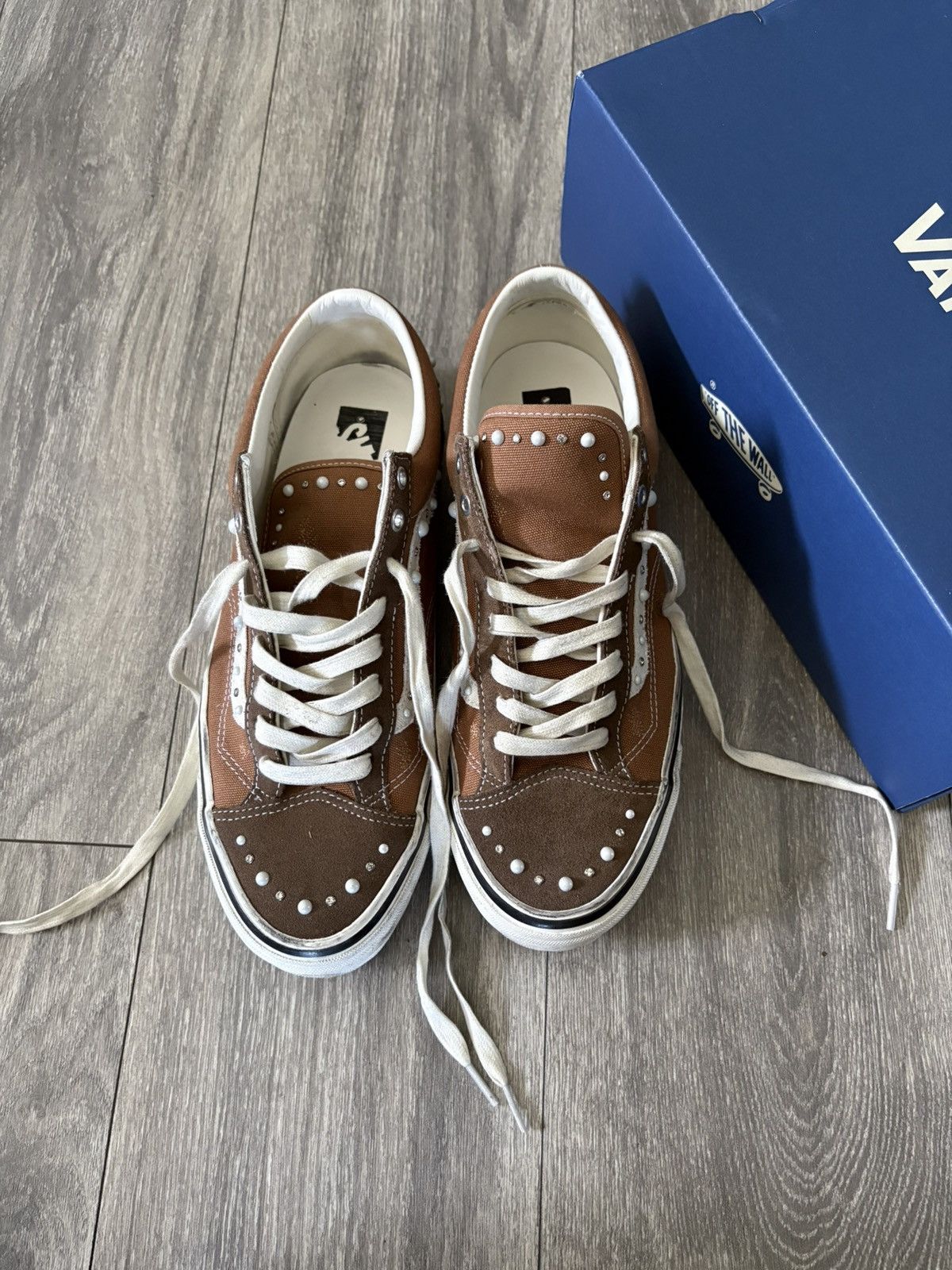 Vans Vans brown pearlized sneakers Size US 13 / EU 46 - 6 Thumbnail