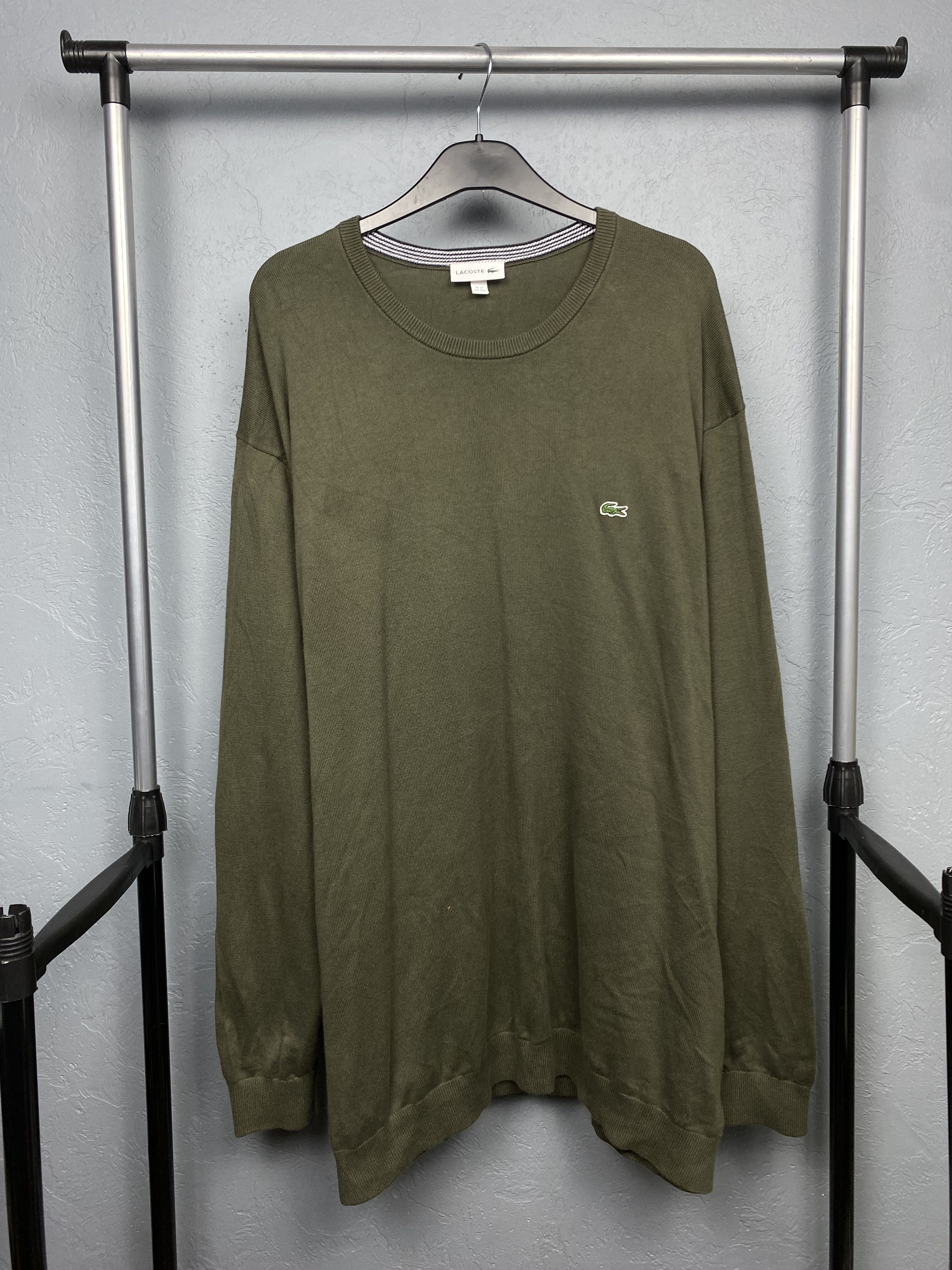 Lacoste Lacoste Mens Crew Neck Sweater Size 2XG Size US XXL / EU 58 / 5 - 1 Thumbnail