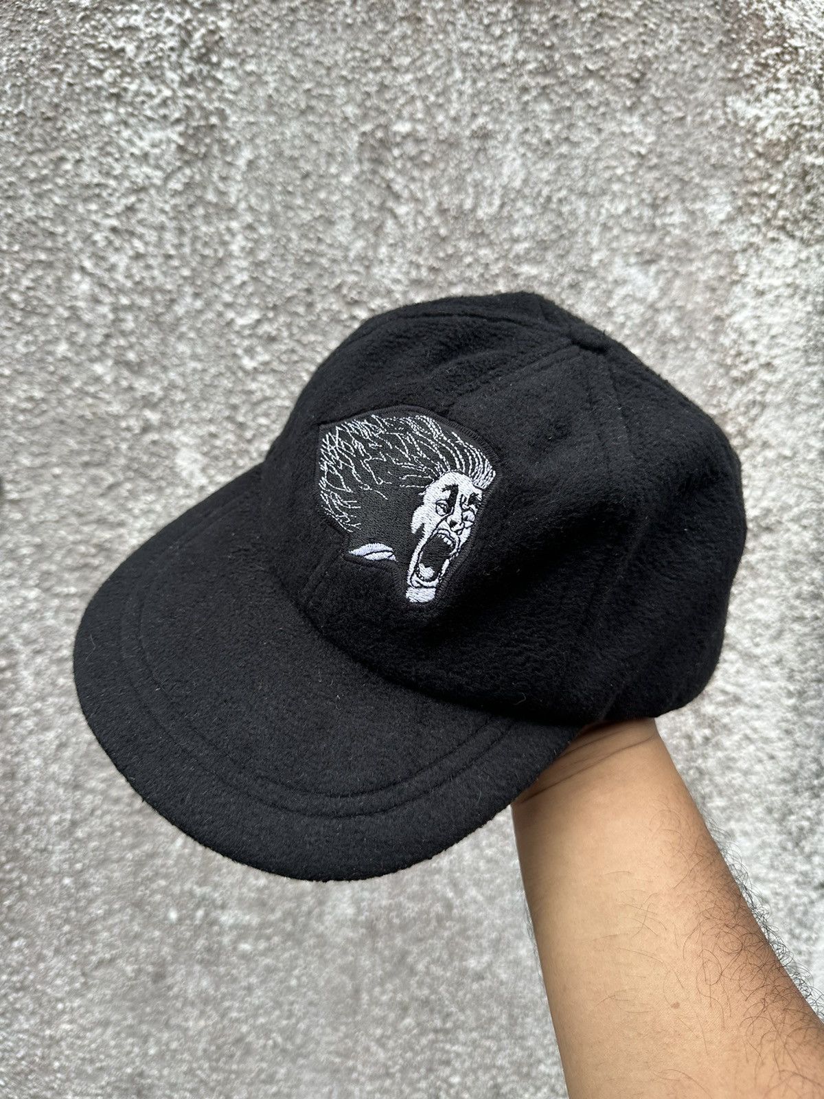 Japanese Brand VTG CuChulainn Warp Spasm Patch Fleece Hat Size ONE SIZE - 1 Thumbnail