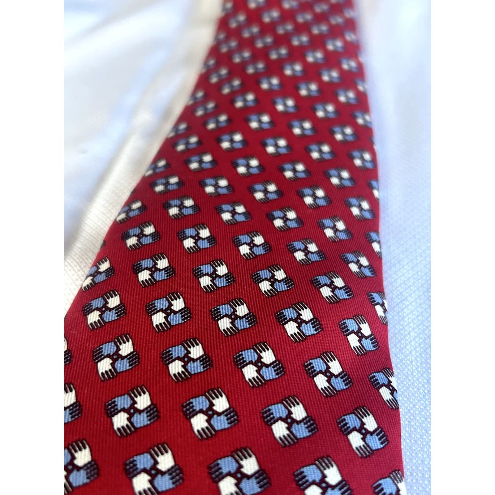 Vineyard Vines Vineyard Vines Tie Men Silk Multicolor Made In USA Size ONE SIZE - 2 Thumbnail