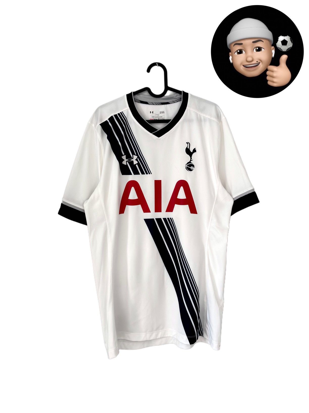Puma 2015 2016 Tottenham Hotspur Home Kit Shirt Soccer Jersey Tee Size US L / EU 52-54 / 3 - 1 Thumbnail