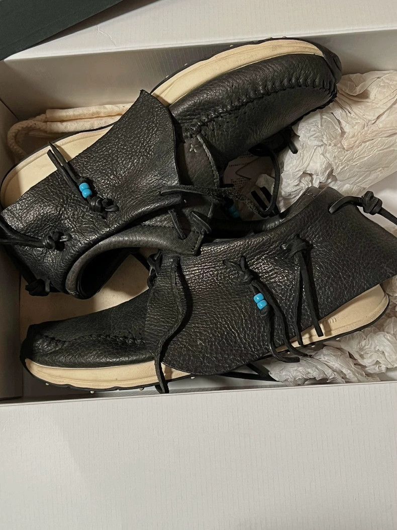 Visvim VisvimVisvim FBT Black Leather Kangaroo Shoes-2504 Size US 8 / EU 41 - 3 Thumbnail