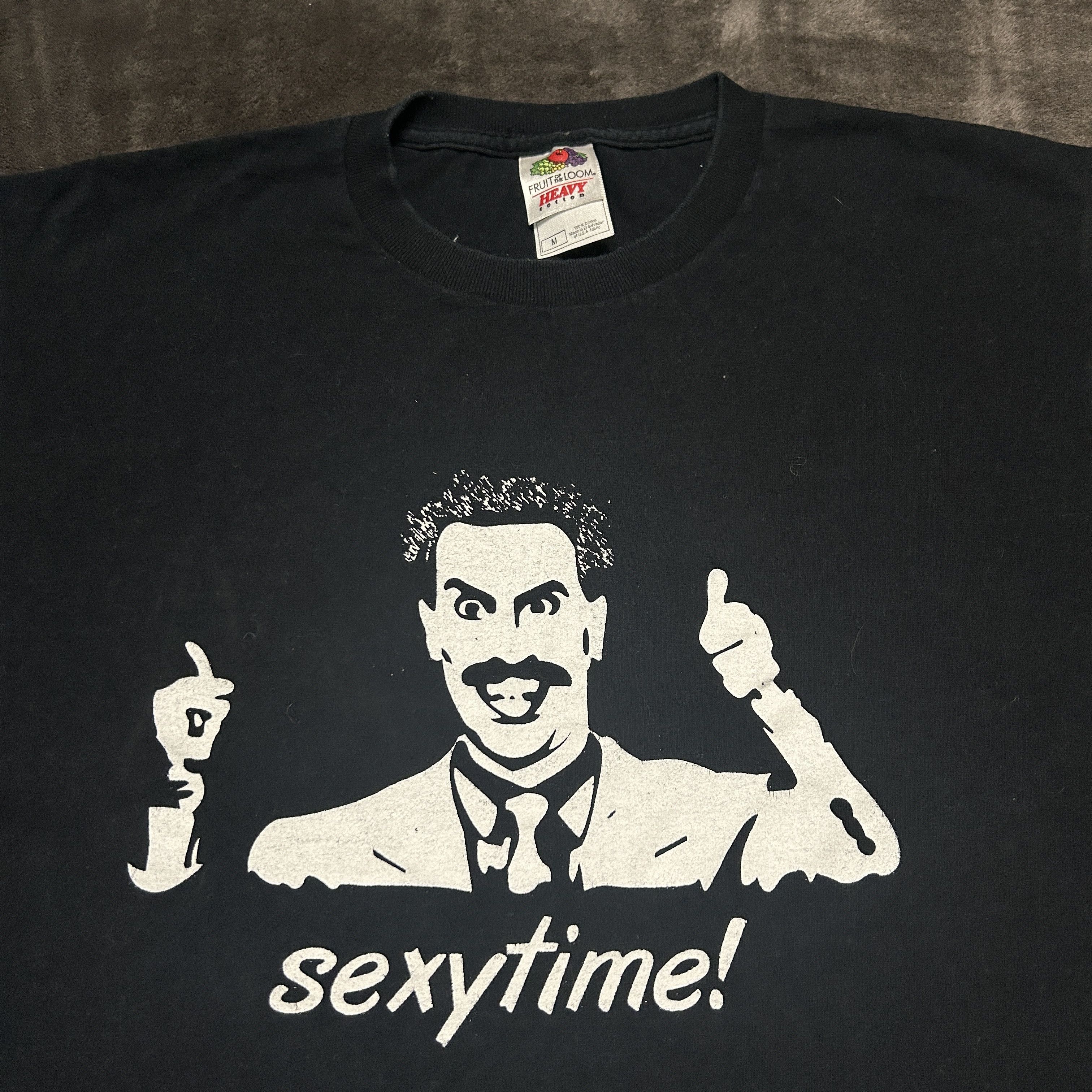 Vintage Vintage Borat Sexytime Movie T-shirt Size US M / EU 48-50 / 2 - 1 Thumbnail