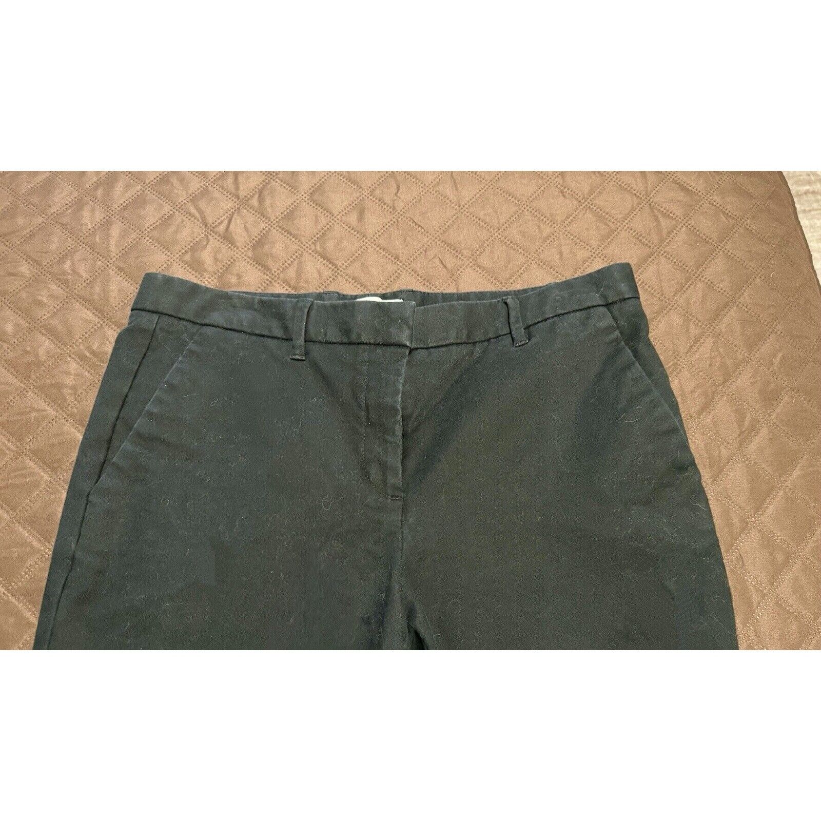 Gap GAP Women's Black Tailored Crop Pants Slacks Stretch - 6R Size 28" / US 6 / IT 42 - 3 Thumbnail