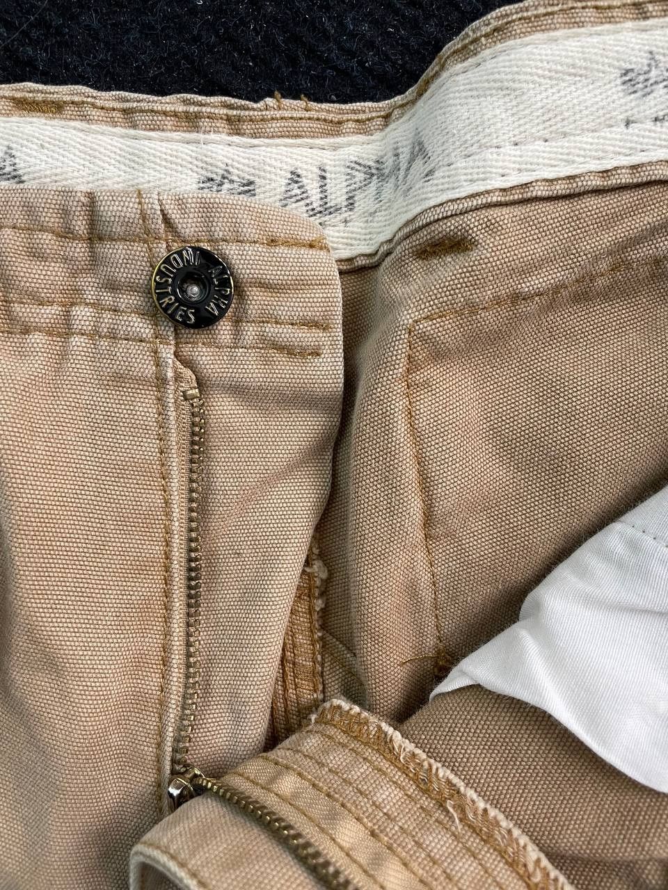 Alpha Industries × Vintage Vintage Alpha Industries Military Cargo Pants Size US 32 / EU 48 - 9 Thumbnail