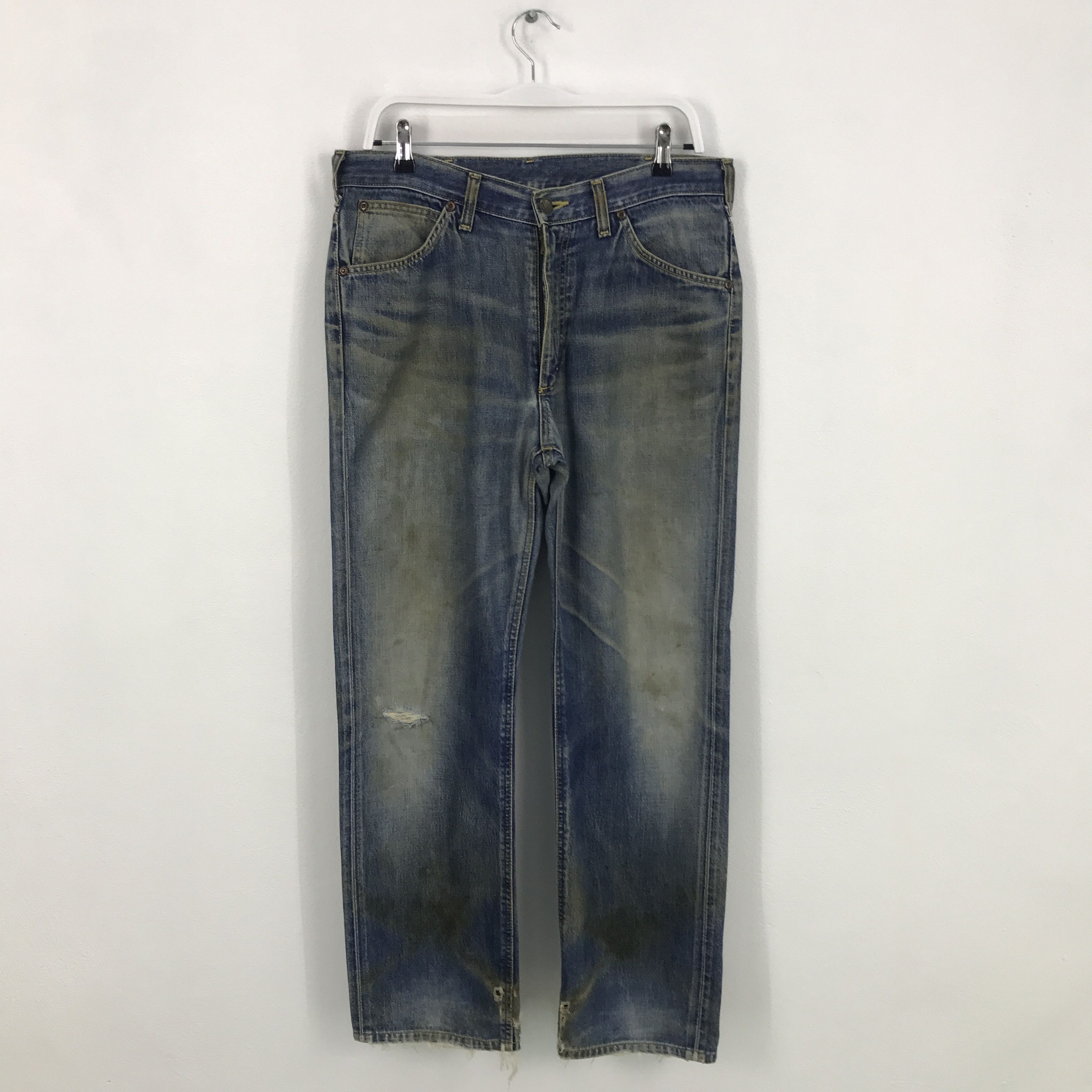 Japanese Brand × Lee Rare Lee Riders distressed Denim Jeans Size US 34 / EU 50 - 1 Thumbnail