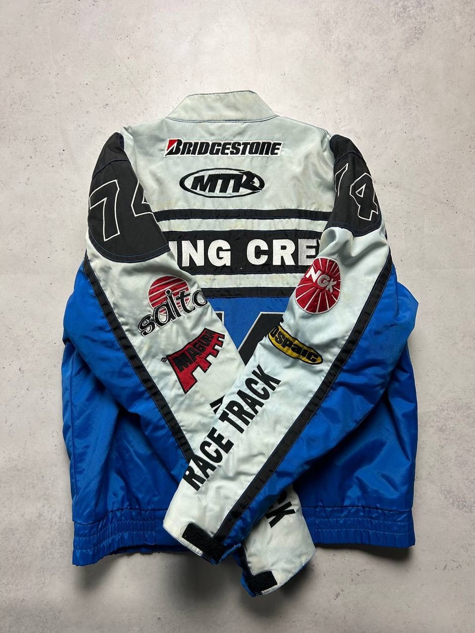 NASCAR Vintage Speed Freak Exorcist Racing Nascar Moto Jacket M Size US M / EU 48-50 / 2 - 9 Thumbnail