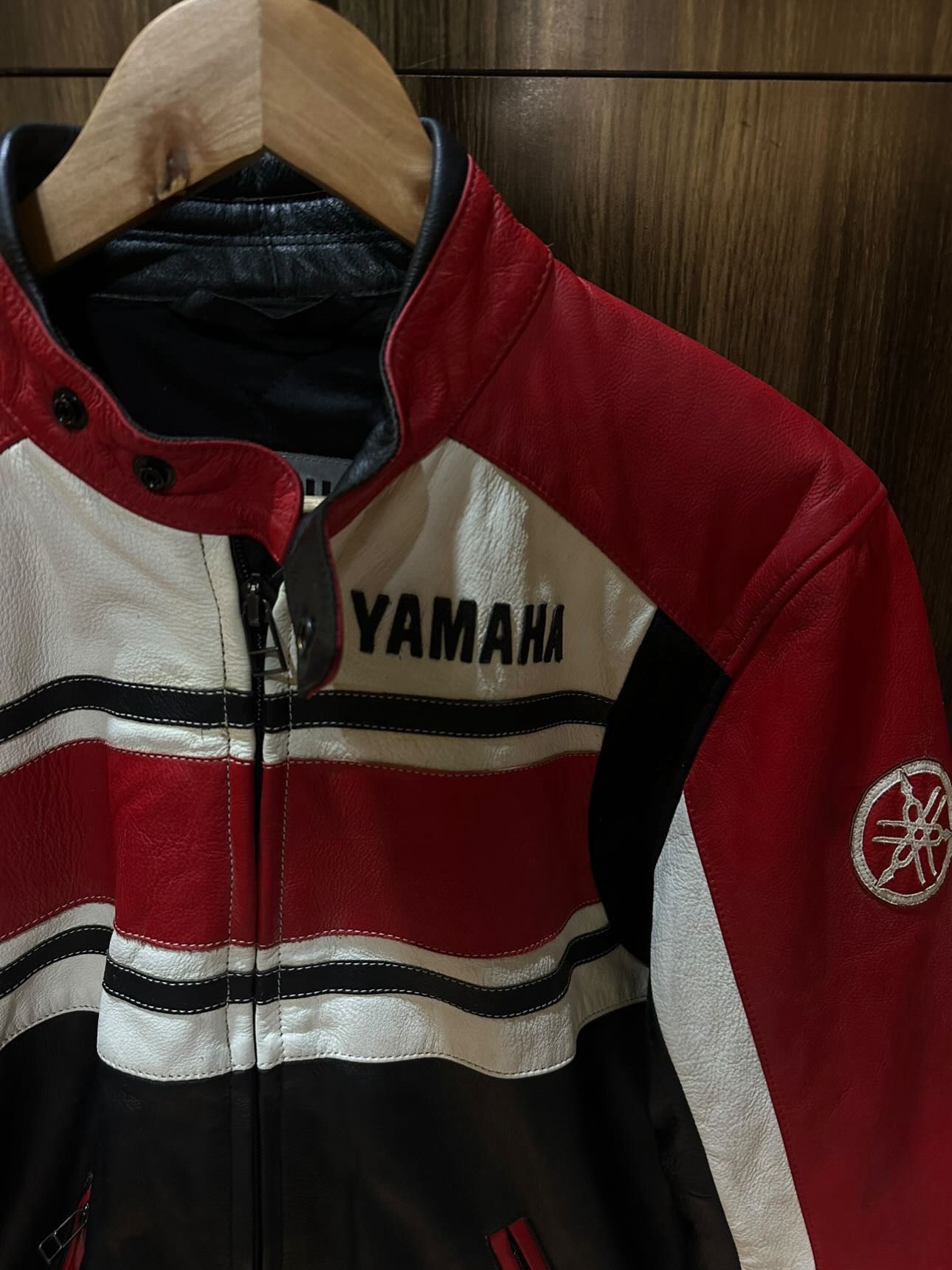 Yamaha VTG Yamaha Cow Leather Jacket/Racing Jacket/Bikers Jacket Size US S / EU 44-46 / 1 - 2 Thumbnail