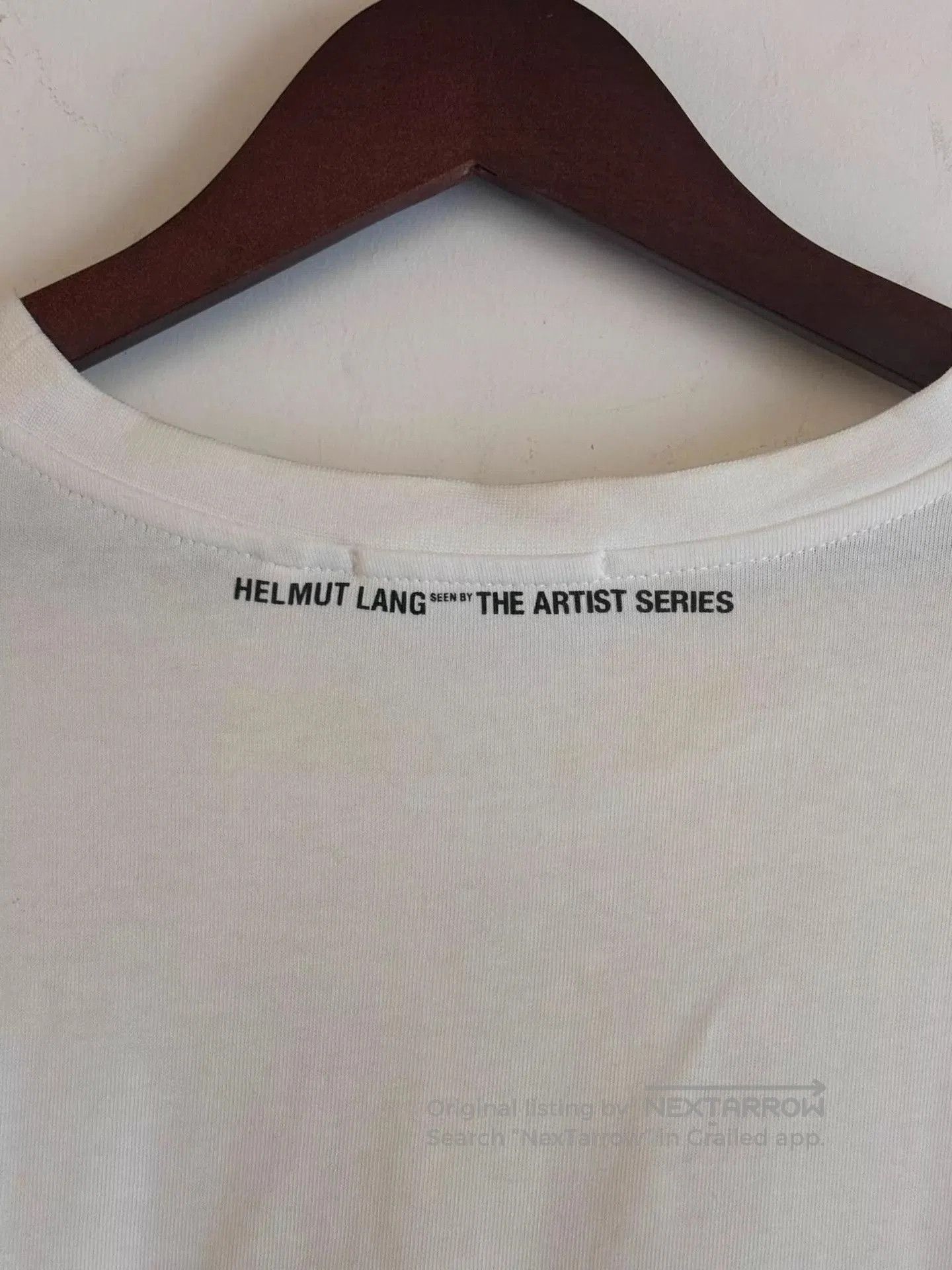 Helmut Lang White Long Sleeve Graphic Print Shirt. Size US S / EU 44-46 / 1 - 3 Thumbnail