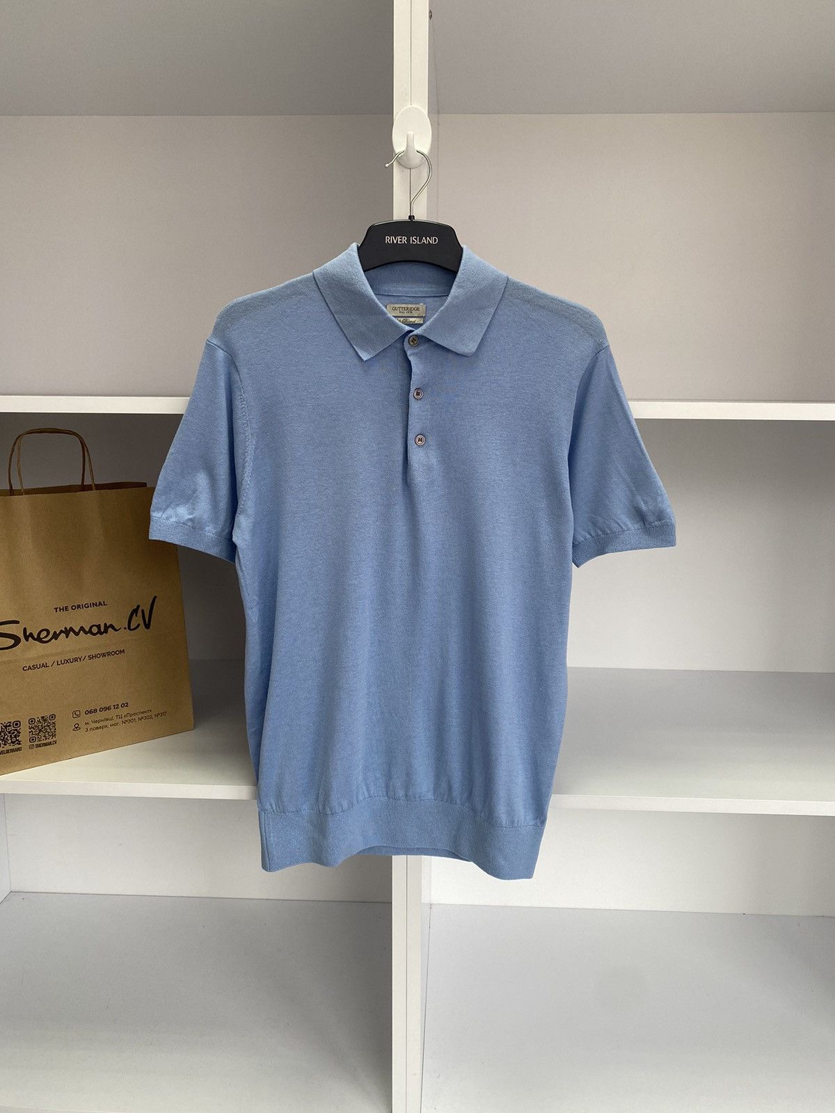 Designer × Vintage Vintage Gutteridge cotton and silk Polo shirt Size US M / EU 48-50 / 2 - 3 Thumbnail
