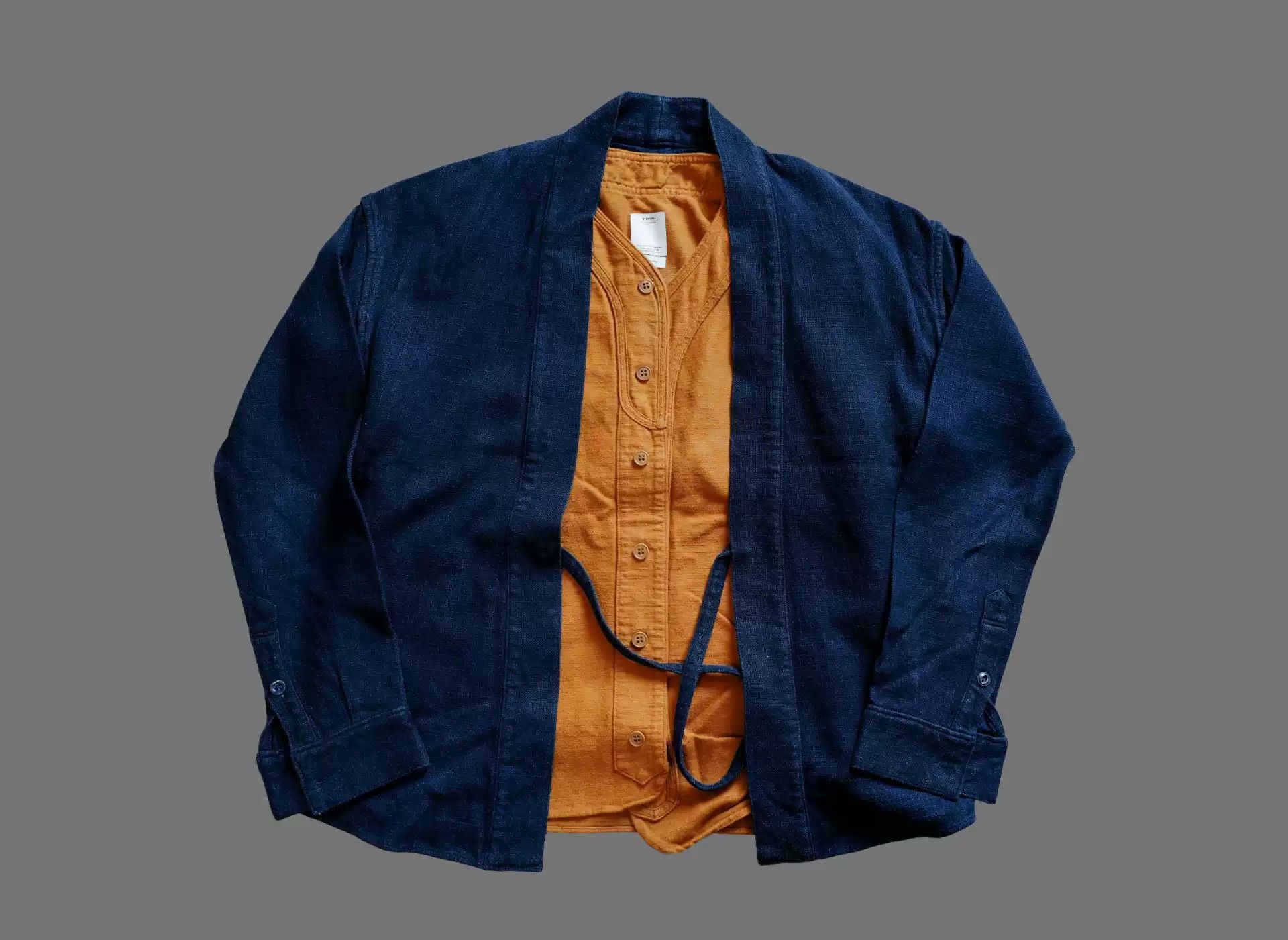 image of Visvim Dugout Shirt Size 5 in Orange, Men's
