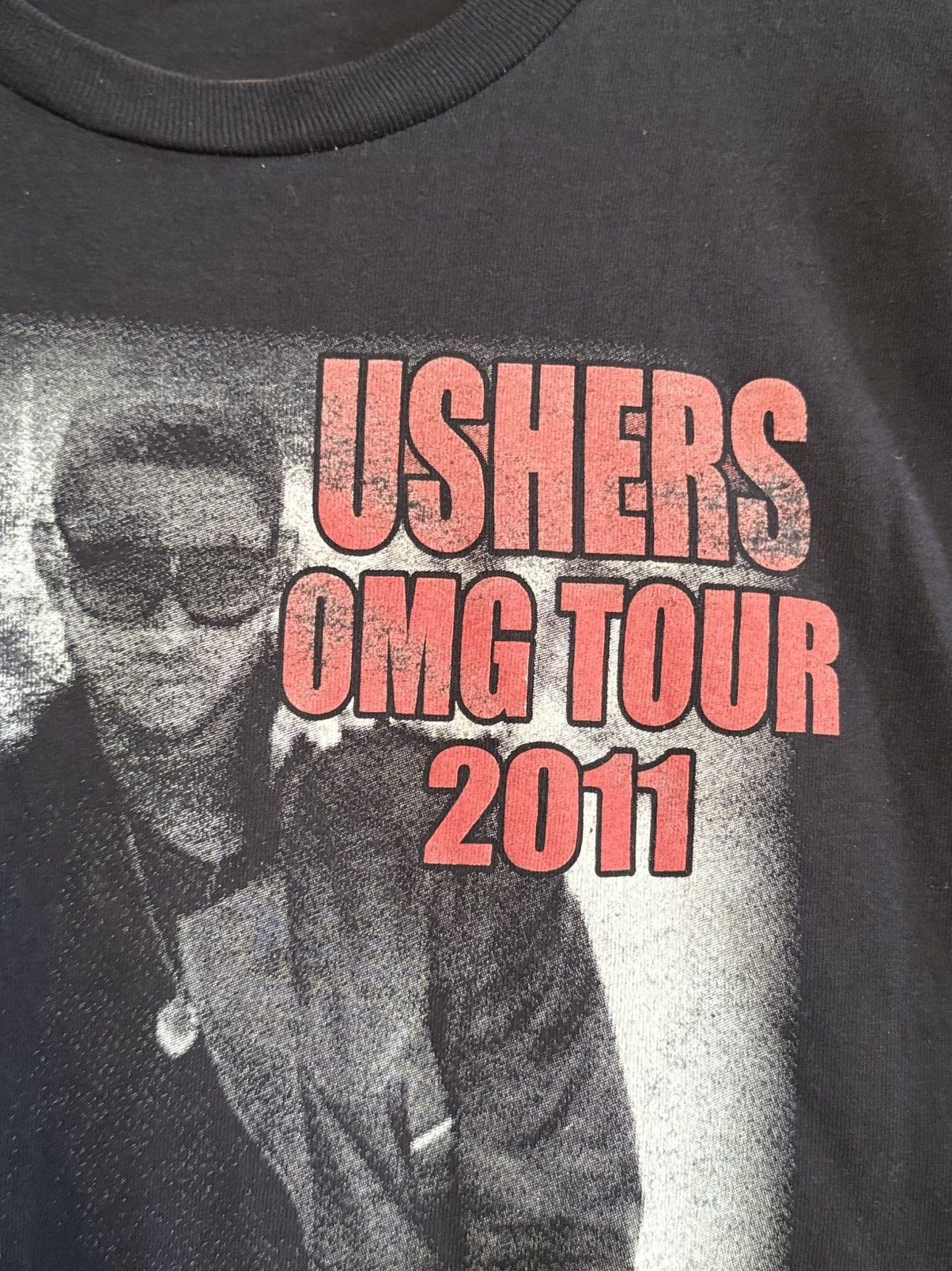 Rap Tees Vintage Y2K Ushers Omg Tour Akon Rapper Hip hop Faded Tee Size US XL / EU 56 / 4 - 4 Thumbnail
