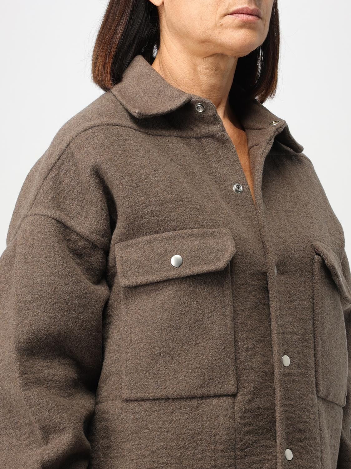 Rick Owens o1y0126 Coat in Brown Size XS / US 0-2 / IT 36-38 - 5 Thumbnail