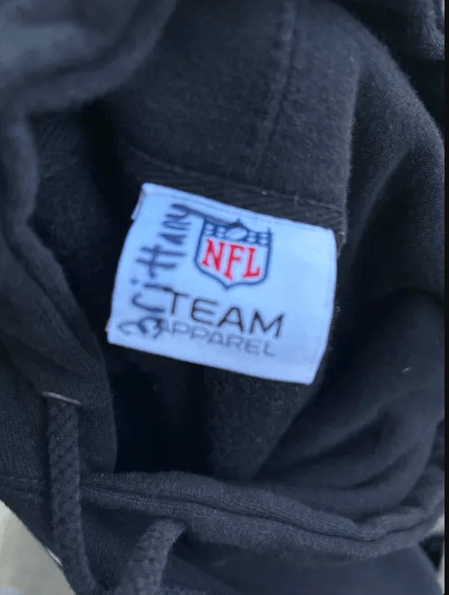 NFL NFL Men's Black Hoodie Size US L / EU 52-54 / 3 - 3 Thumbnail