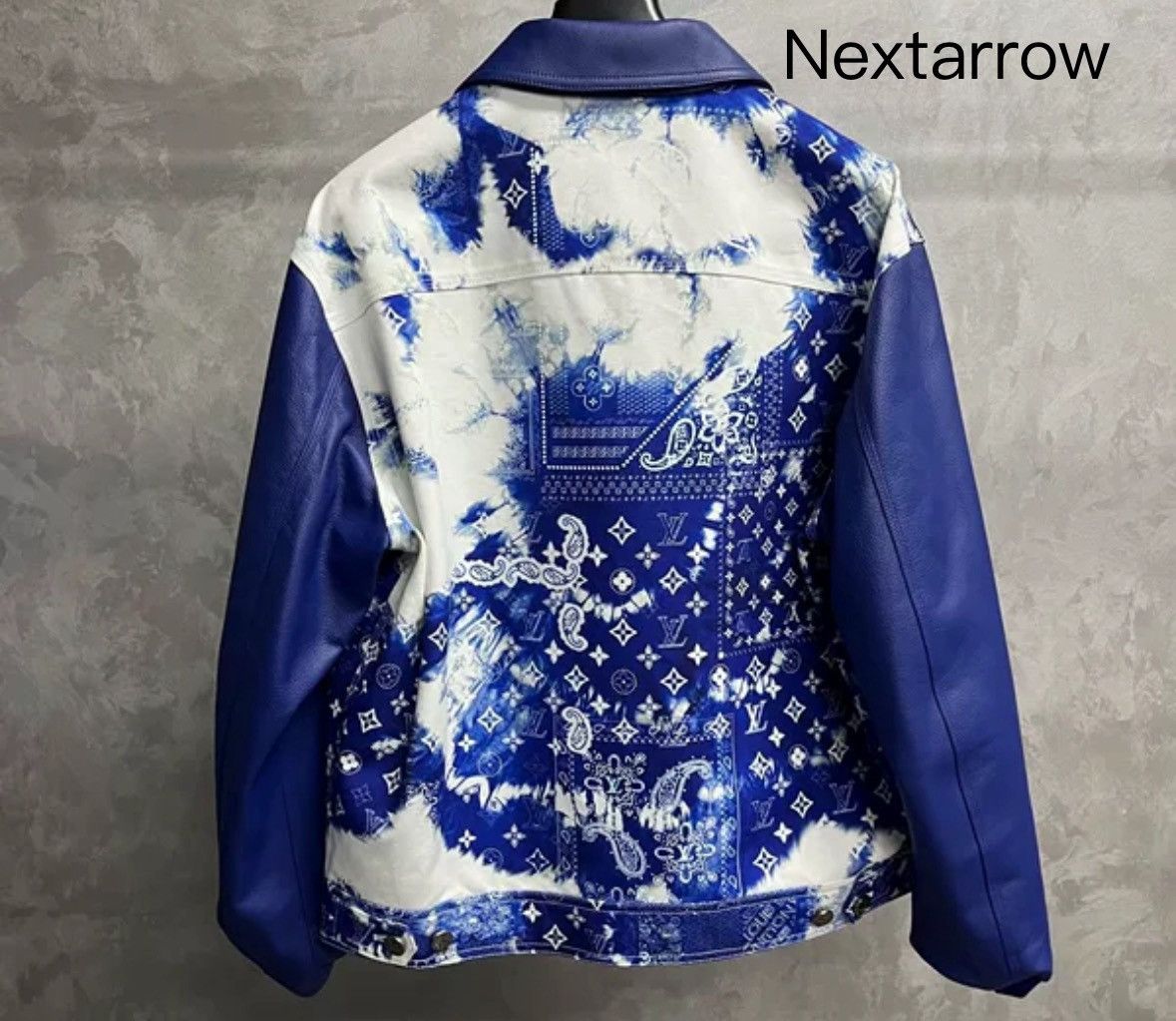 Louis Vuitton Louis Vuitton's latest blue color blocked full jacket Size US M / EU 48-50 / 2 - 2 Thumbnail
