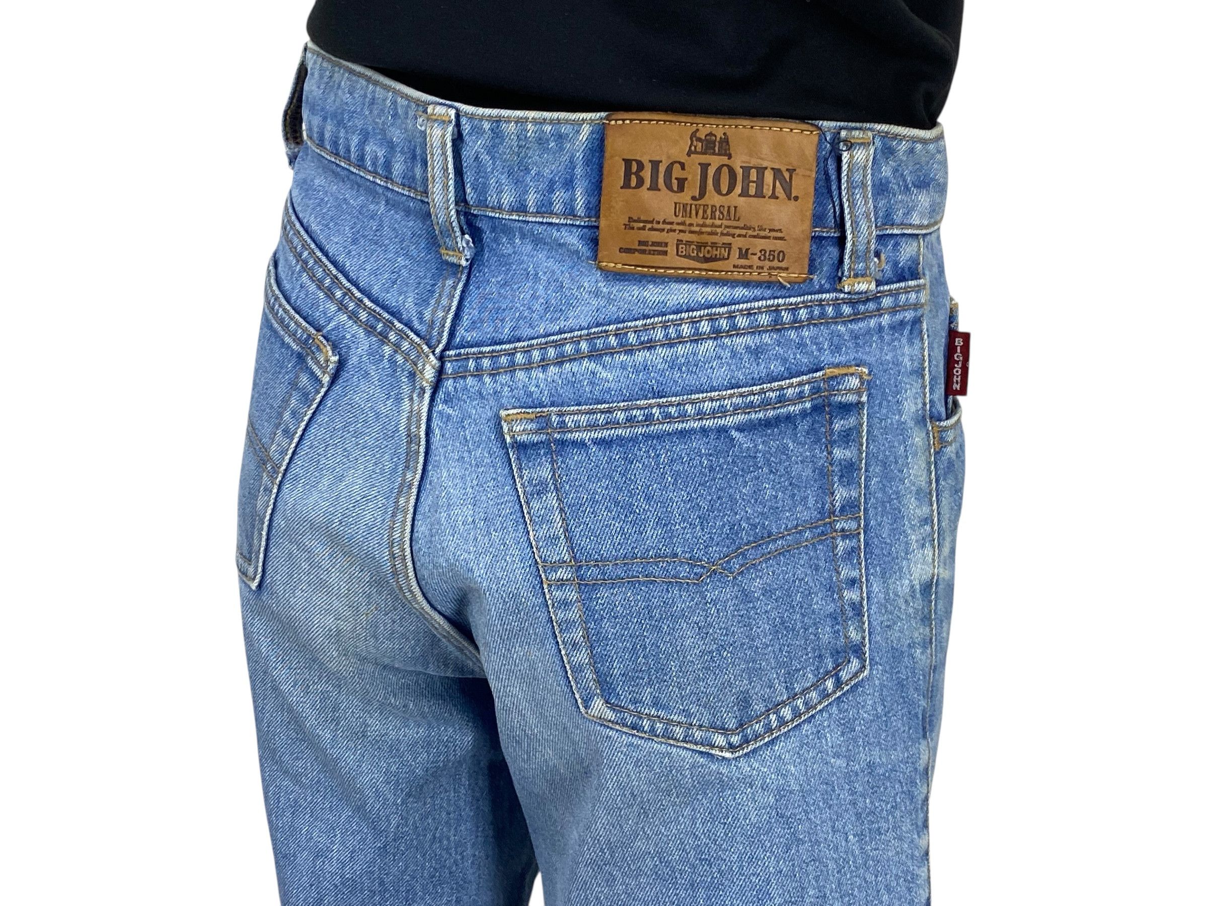 Japanese Brand Big John High Waisted Flare Jeans Size 27" / US 4 / IT 40 - 8 Thumbnail