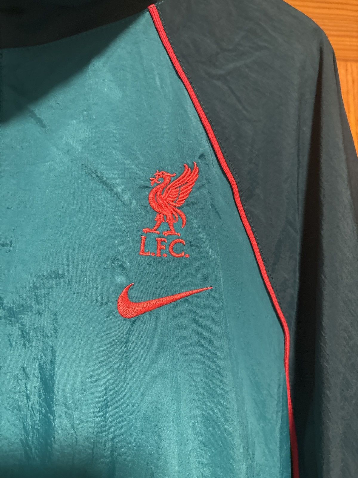Nike × Vintage Liverpool track top, Turquoise/Orange Size US L / EU 52-54 / 3 - 2 Thumbnail