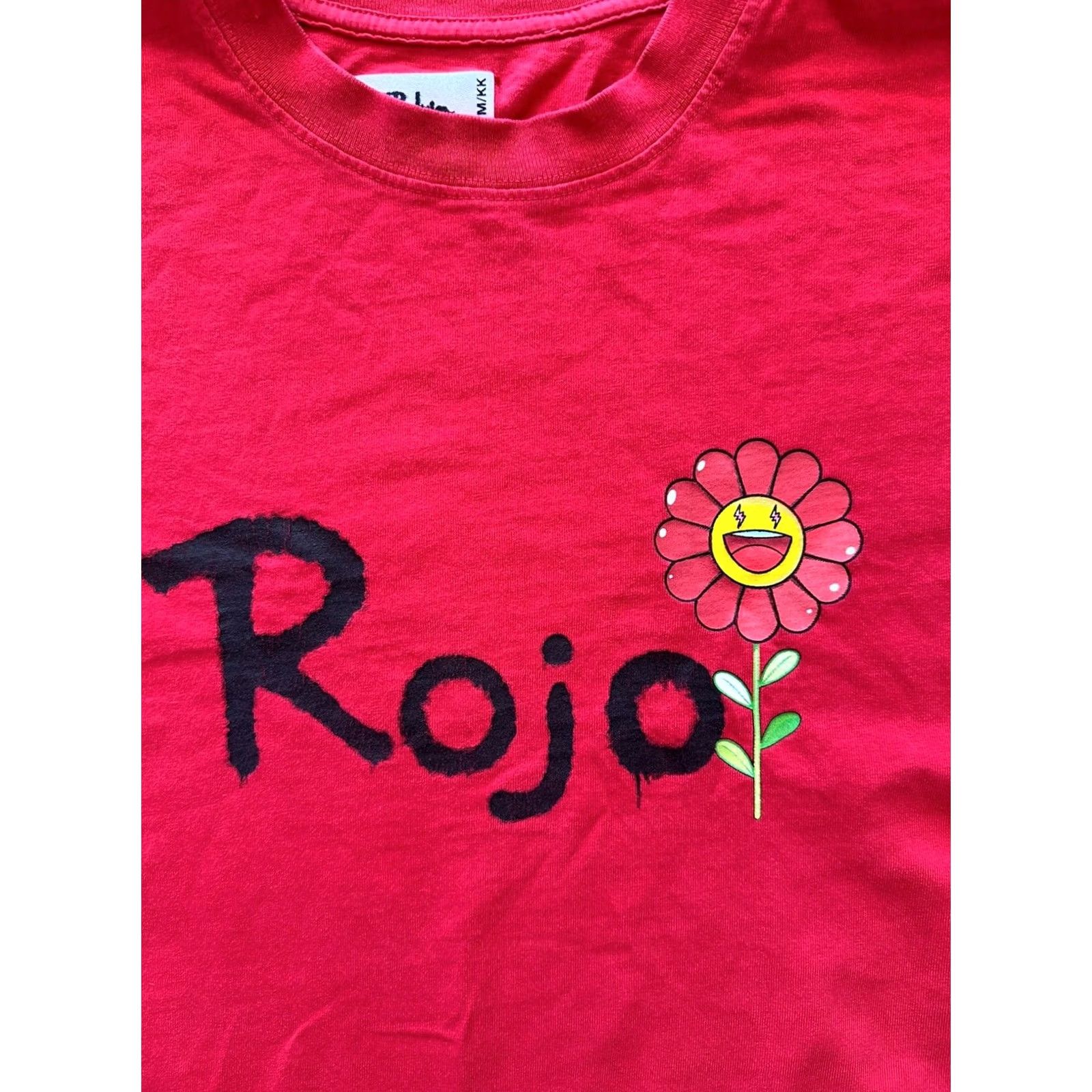 Vintage J BALVIN X TAKASHI MURAKAMI ROJO SCRIPT SPRAY PAINT TEE SHIRT RED XL RARE Size US XL / EU 56 / 4 - 2 Thumbnail
