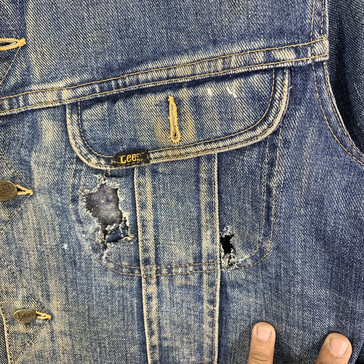 🔥🔥🔥VINTAGE LEE STORM RIDERS DENIM TRUCKERS JACKET