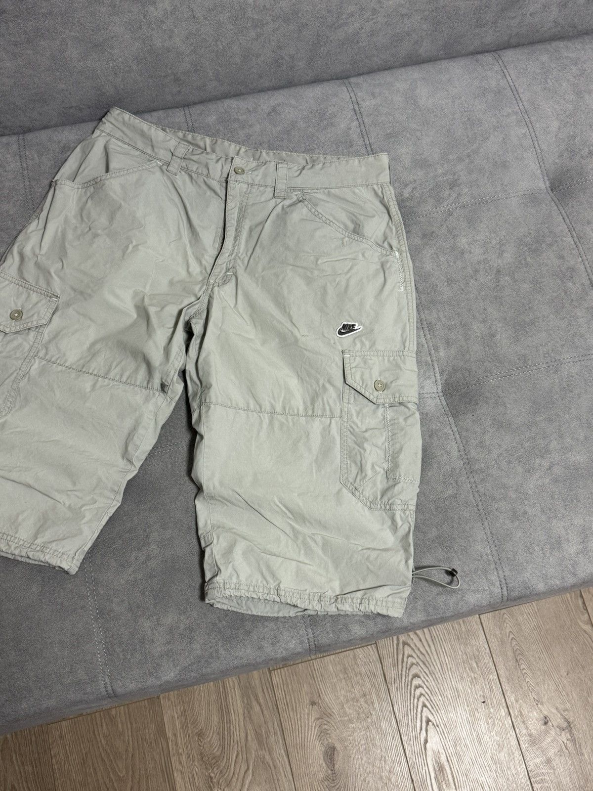 Nike Vintage Nike cargo Y2K shorts size M baggy military style Size US 32 / EU 48 - 4 Thumbnail