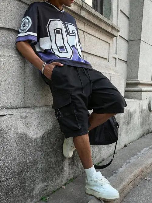 Japanese Brand CARGO DRIP drill Y2K shorts gorpcore Size US 34 / EU 50 - 1 Thumbnail