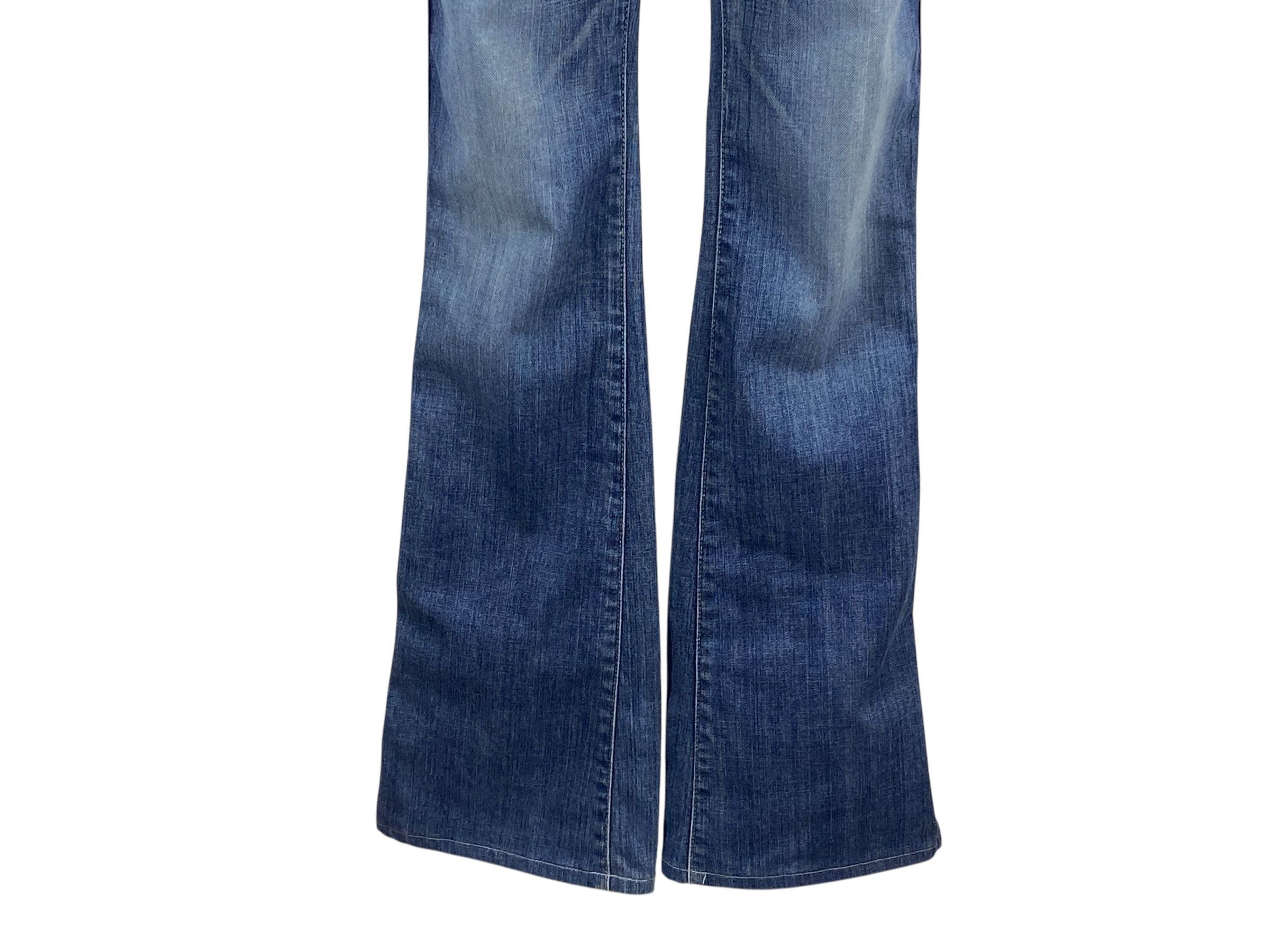 Japanese Brand RU Jeans Low Rise Loose Wide Leg Jeans Size 27" / US 4 / IT 40 - 4 Thumbnail