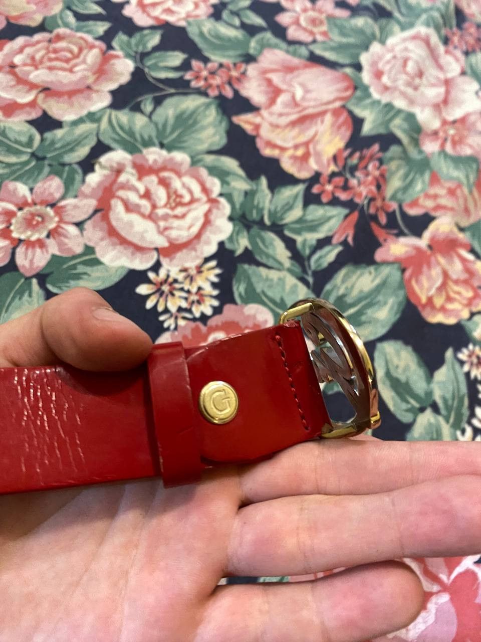 Guess Belt Vintage red Guess big logo Streetwear Y2K Size ONE SIZE - 7 Thumbnail