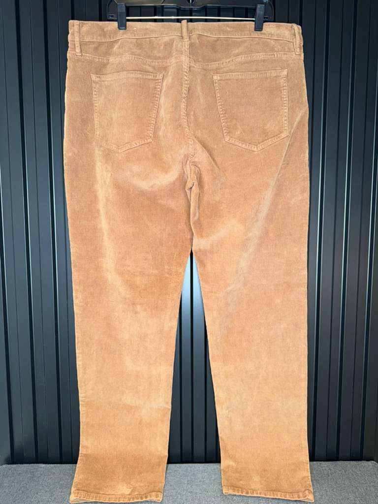 J.McLaughlin NWT J.McLaughlin Mens 38 Parker Corduroy Pants Acorn Brown Size US 38 / EU 54 - 5 Thumbnail