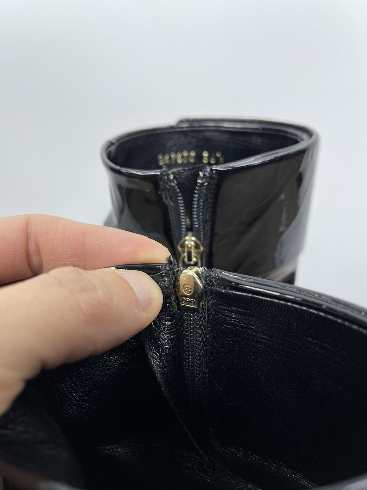 Gucci Gucci Heels Shoes Size 36.5 Vintage Lacquer Black Italy Size US 6.5 / IT 36.5 - 8 Thumbnail