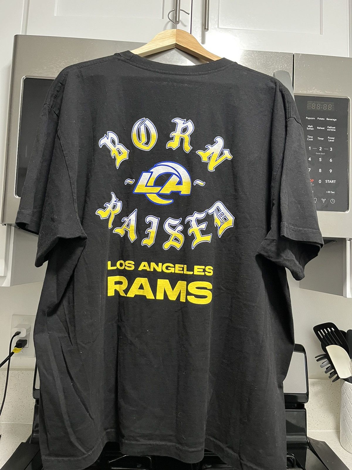 born x raised Ram 2022 Super Bowl T-shirt - Size 2xl