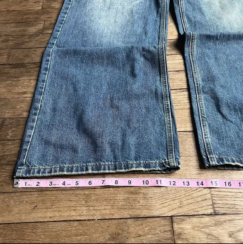 Jean Baggy Wide Leg Blue Denim Jeans 👖‼️ Size US 32 / EU 48 - 3 Thumbnail