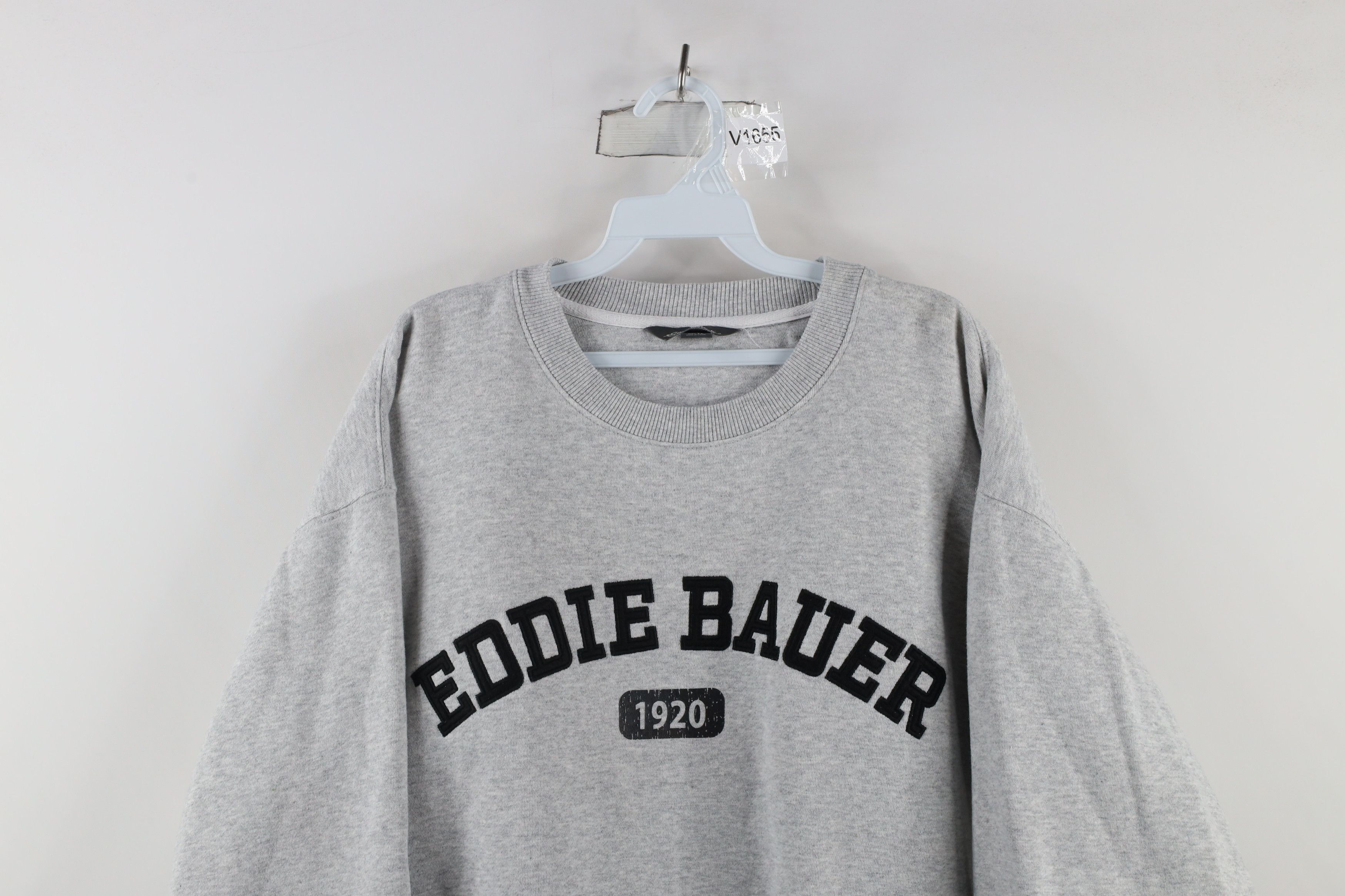 Eddie Bauer × Vintage Vintage Eddie Bauer Out Block Letter Crewneck Sweatshirt Size US L / EU 52-54 / 3 - 2 Thumbnail