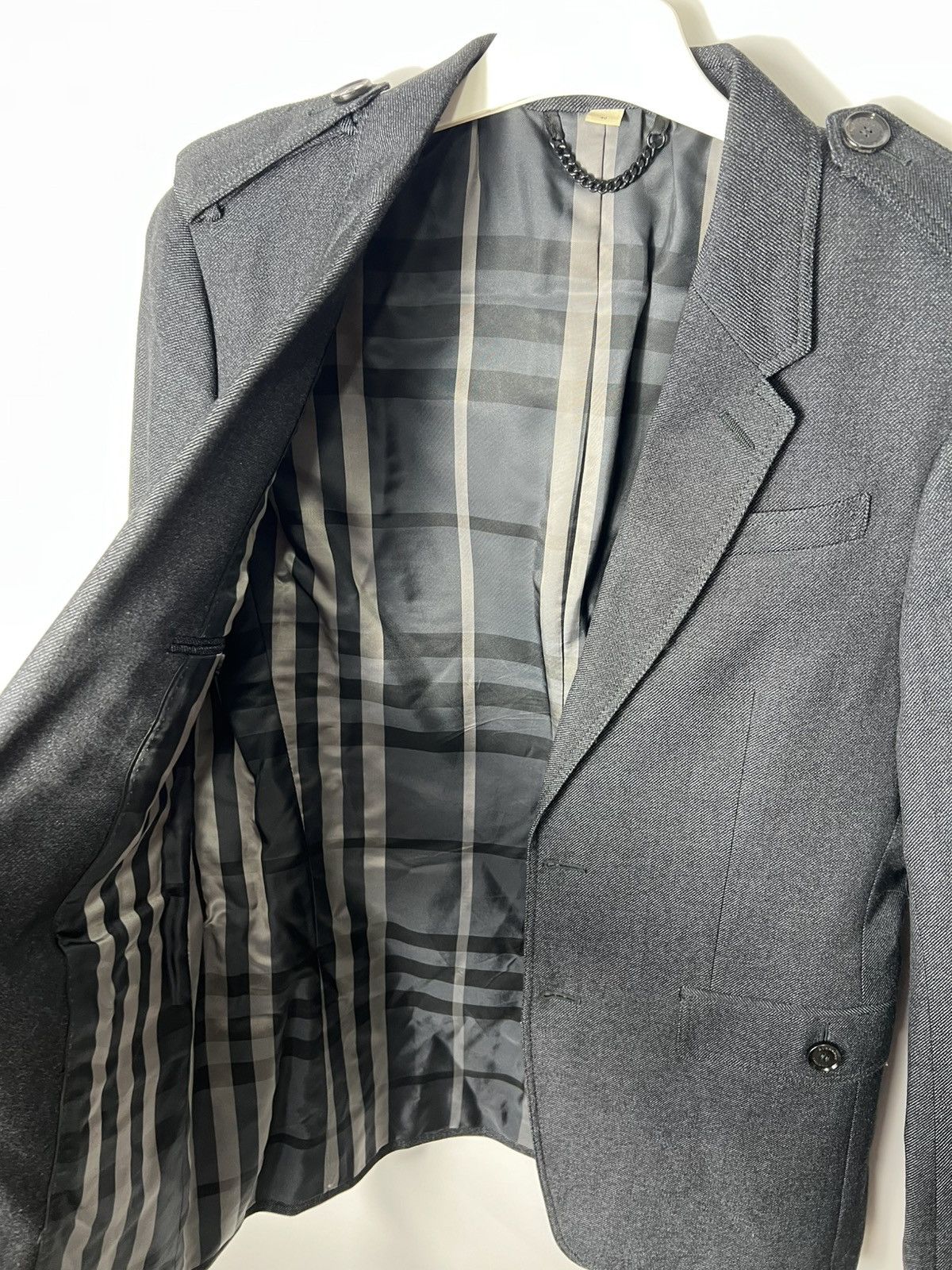 Burberry Vintage luxury designer Burberry London Size 46 Size 46R - 10 Thumbnail