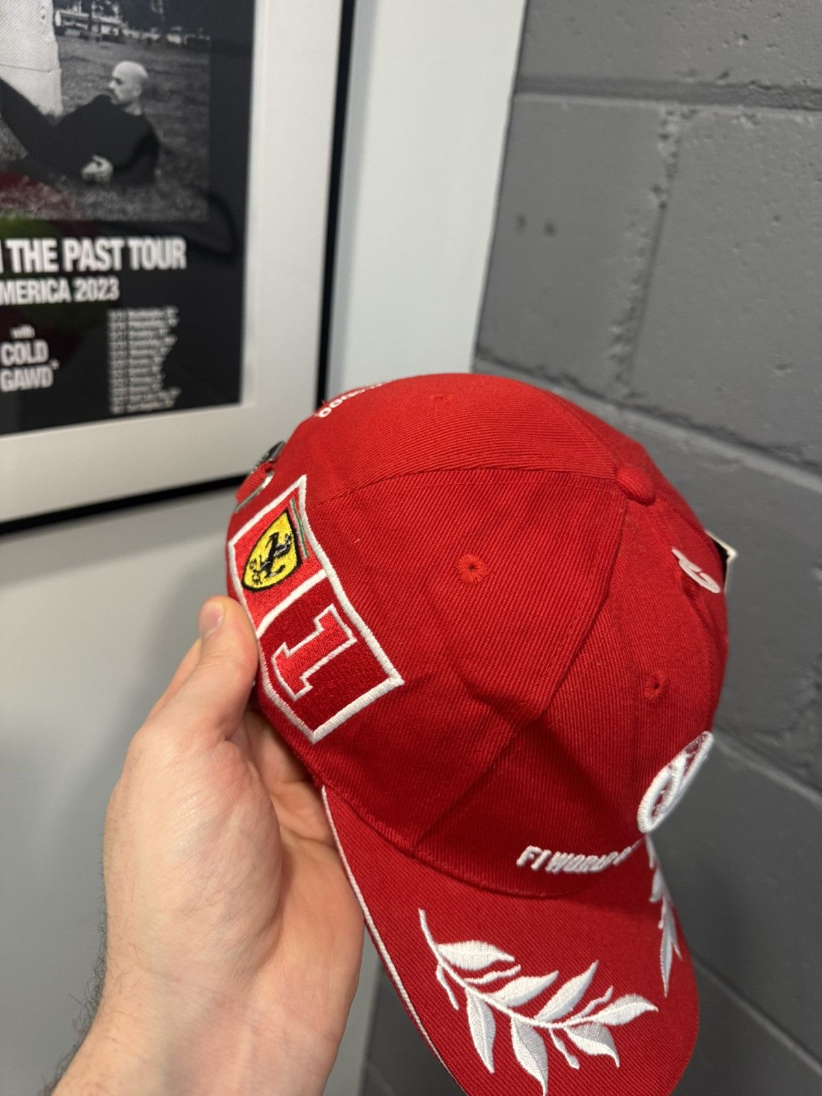 Ferrari 2000 Ferrari Michael Schumacher F1 Hat Vintage Size ONE SIZE - 5 Thumbnail