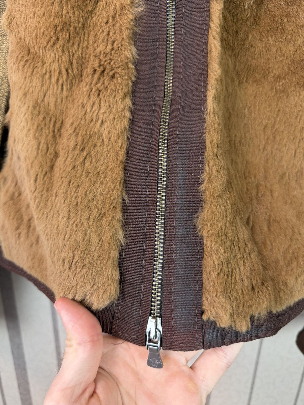 Versace Jeans Couture ARCHIVE Versace Jeans Couture Rabbit Fur Jacket ITTIERRE Size S / US 4 / IT 40 - 7 Thumbnail