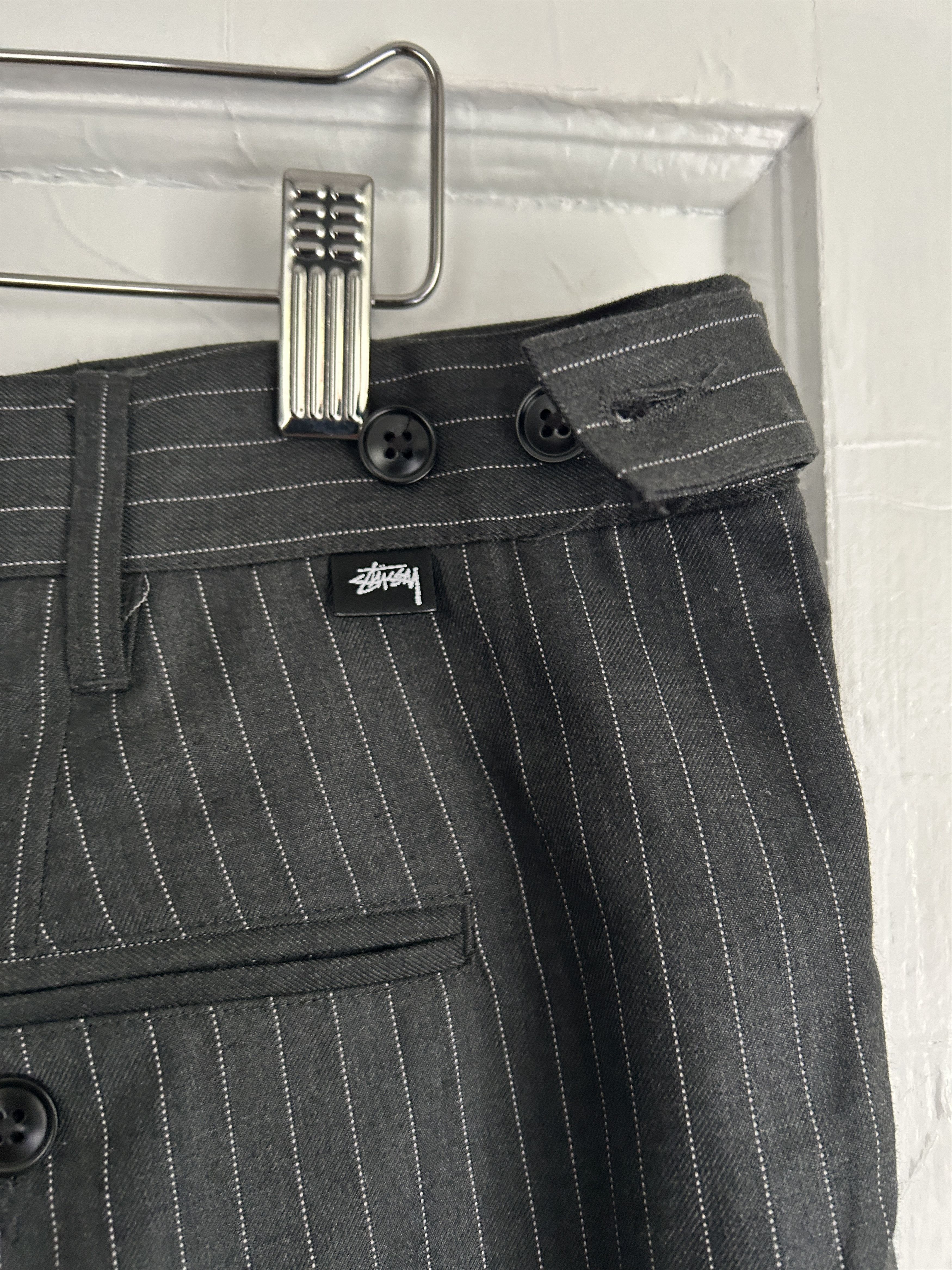Stussy Pinstriped Trousers Size US 38 / EU 54 - 4 Thumbnail