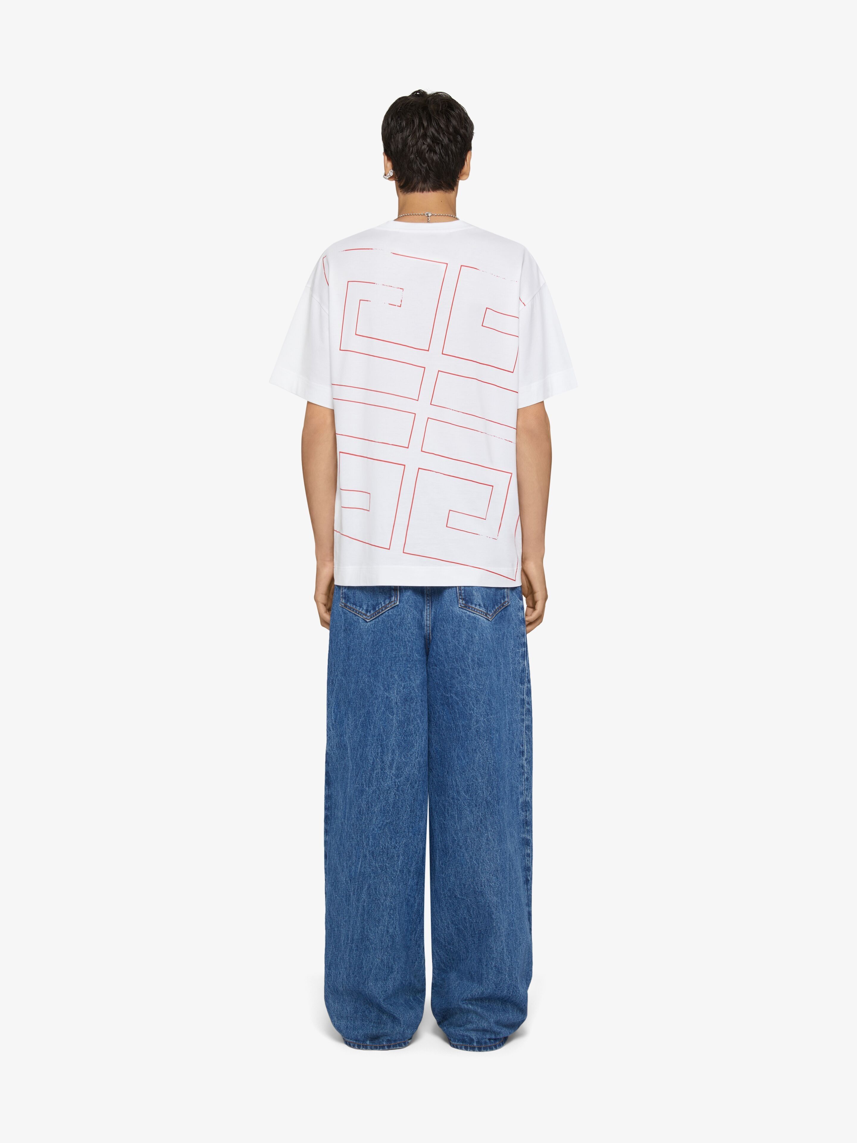Givenchy o1w1db10325 Standard Short Sleeve Base in White Size US L / EU 52-54 / 3 - 4 Thumbnail