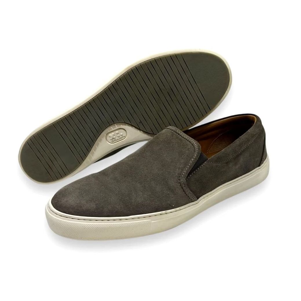 UNTUCKit Untuckit Gray Suede Slip-On Sneakers Mens 12 Size US 12 / EU 45 - 2 Thumbnail