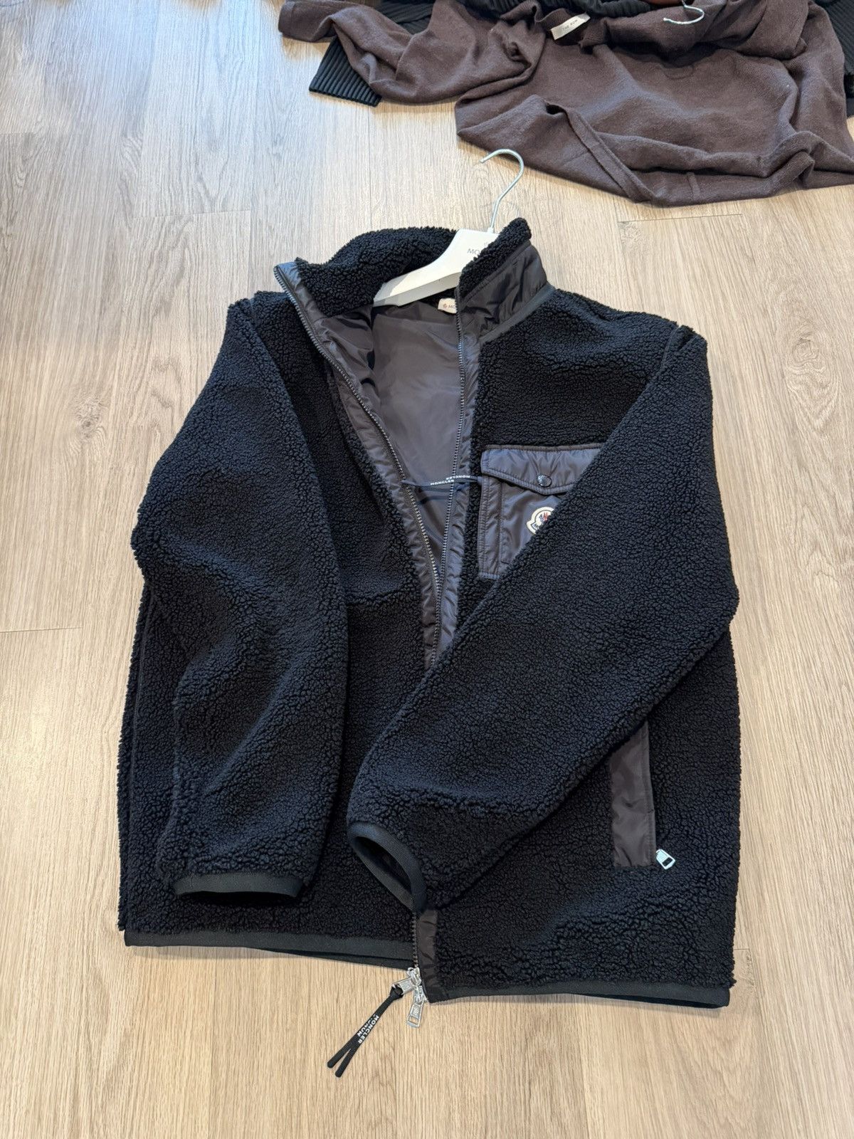 Moncler Moncler Fleece Zip up Cardigan Sz Large Size US L / EU 52-54 / 3 - 15 Thumbnail