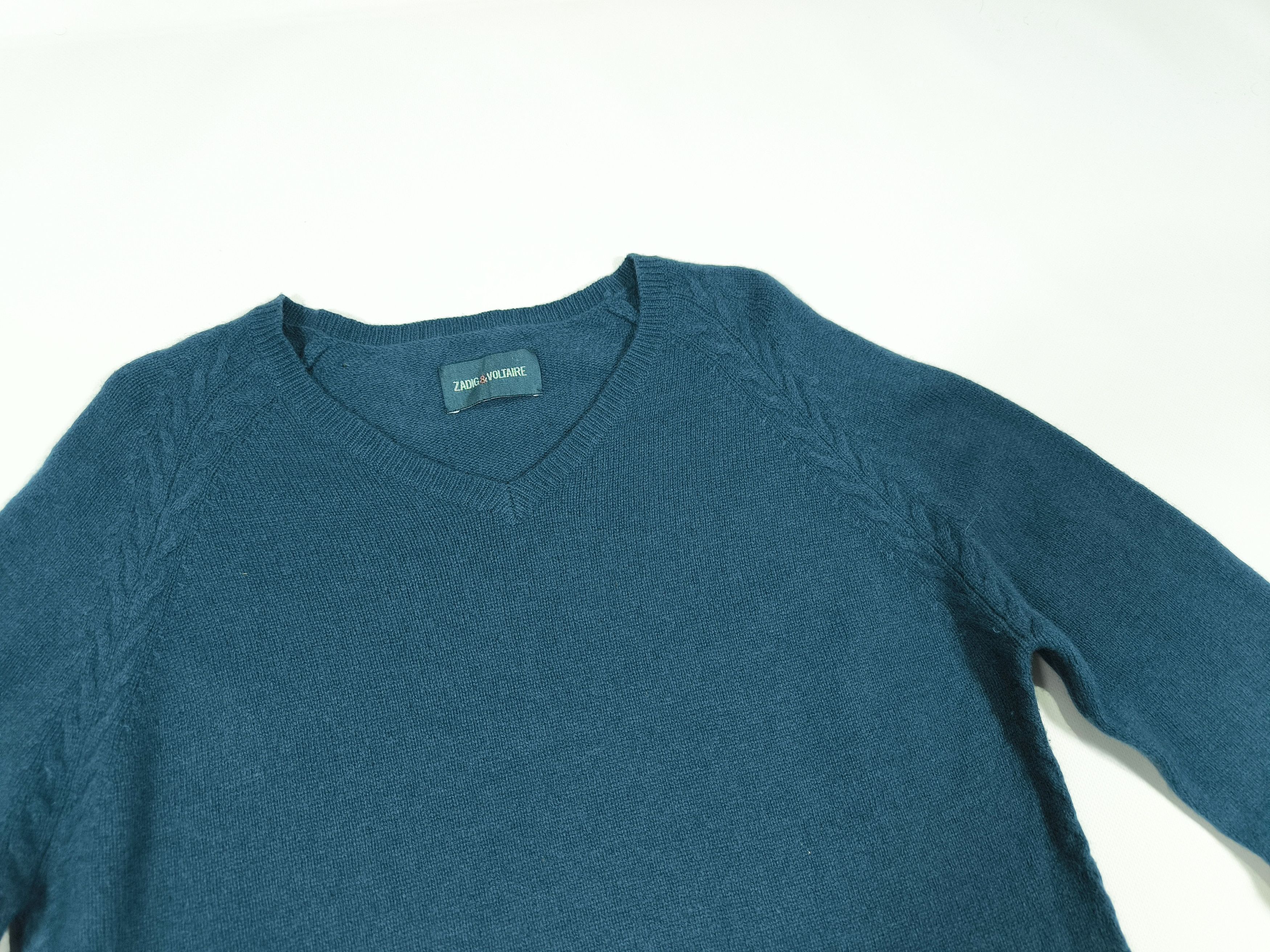 Zadig & Voltaire Zadig & Voltaire V-Neck Wool Sweater Size L Size L / US 10 / IT 46 - 2 Thumbnail