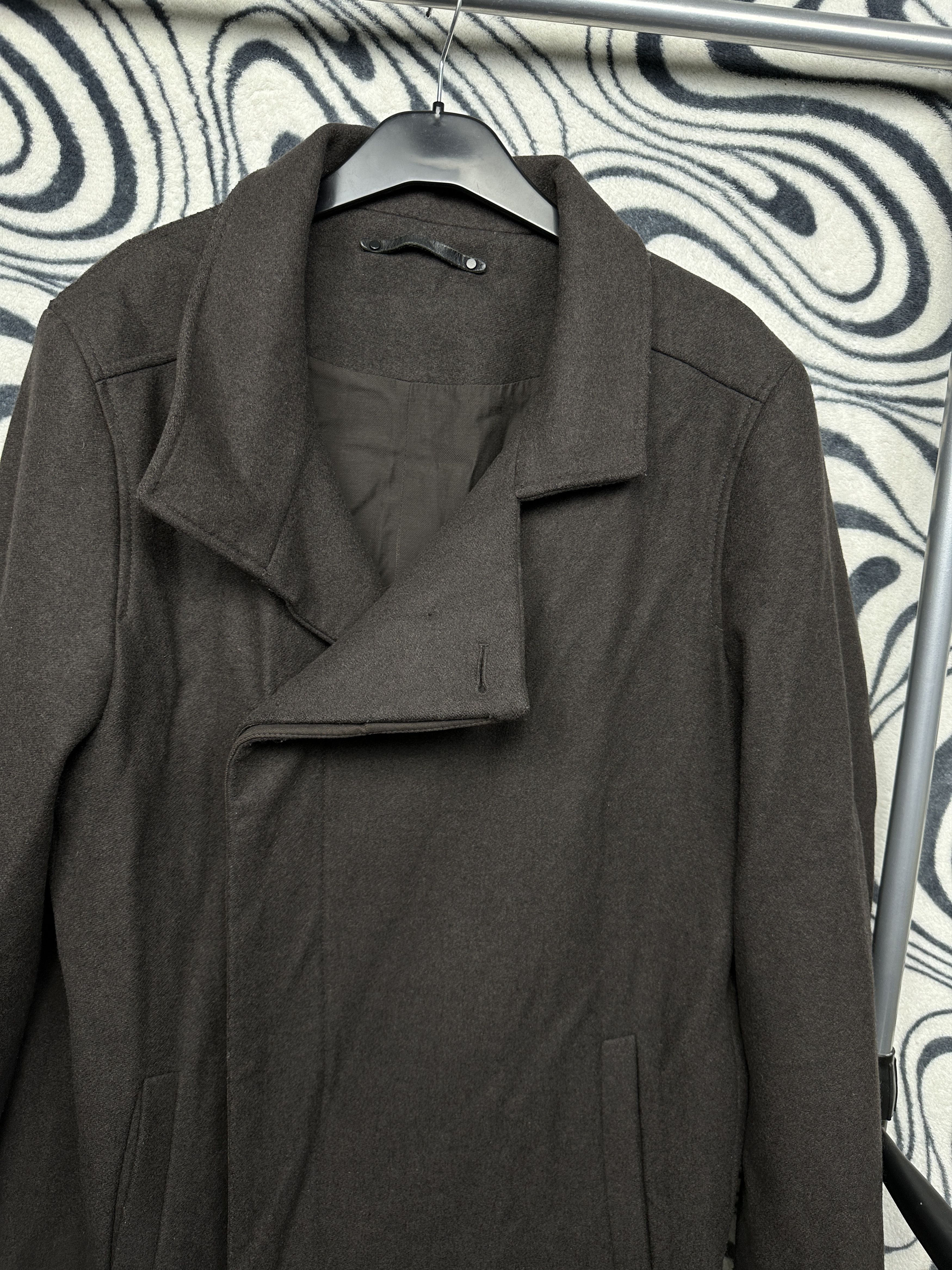 Allsaints Allsaints Mens Banner Wool Coat Jacket Size US L / EU 52-54 / 3 - 3 Thumbnail