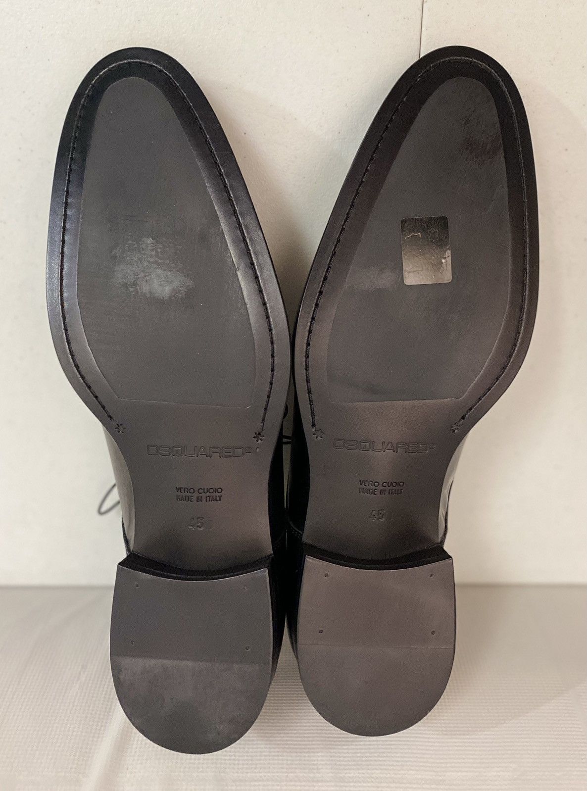 Dsquared2 Dsquared2 🇮🇹 Black Polished Leather Evening Derby 12 NEW Size US 12 / EU 45 - 11 Thumbnail