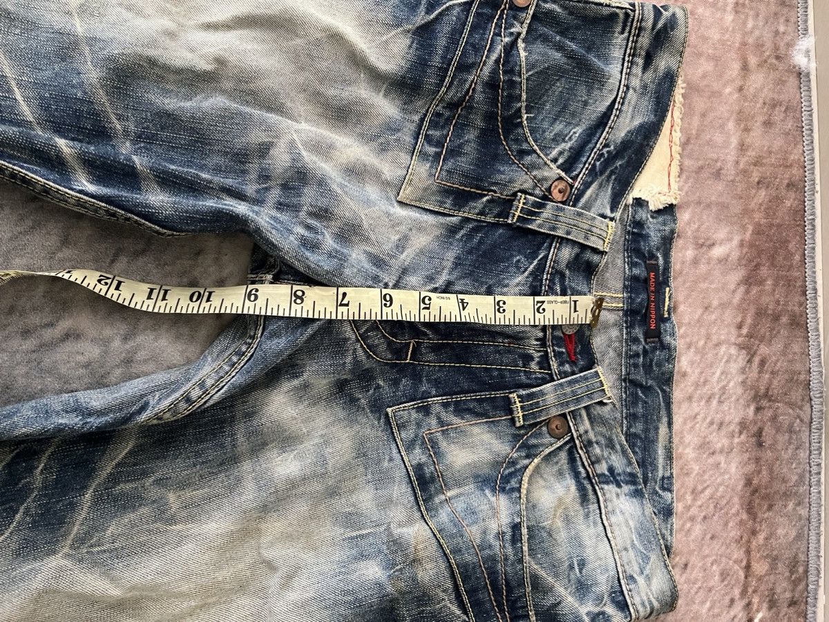 If Six Was Nine × Japanese Brand × Vintage Flare Crazy Striking Blueway Denim Size US 32 / EU 48 - 12 Thumbnail