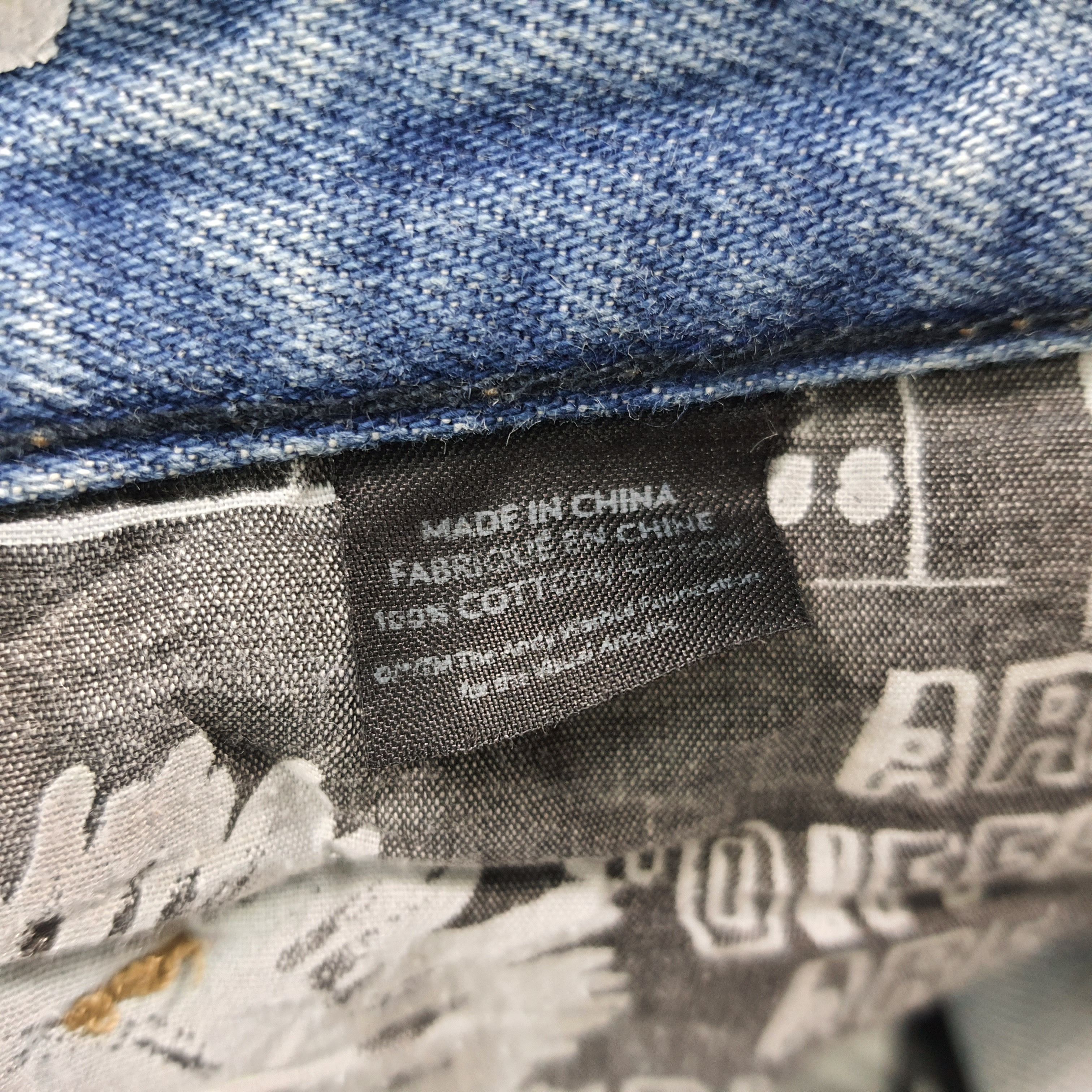 Billabong Vintage Andy Warhol x Billabong Selvedge Rugged Jeans C280N9 Size US 35 - 9 Thumbnail
