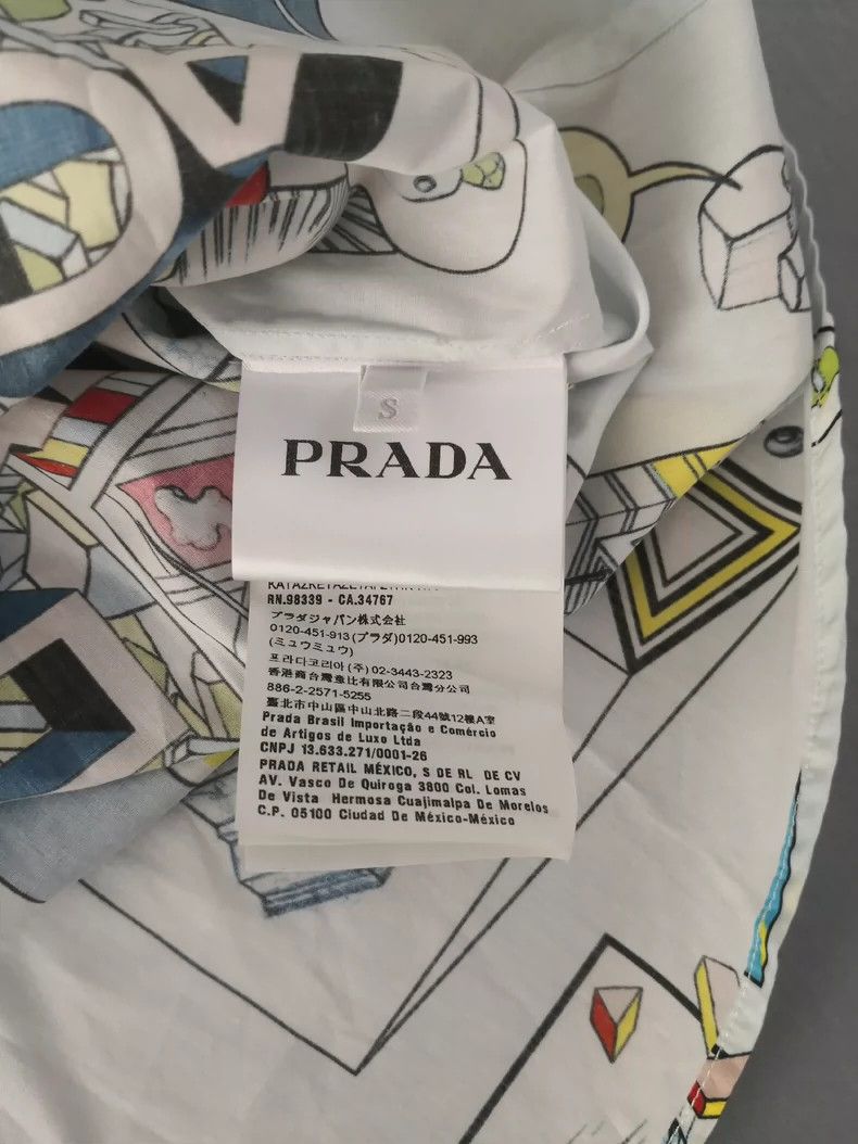 Prada Prada Short-sleeved shirt 2501-Nextarrow Size US S / EU 44-46 / 1 - 3 Thumbnail
